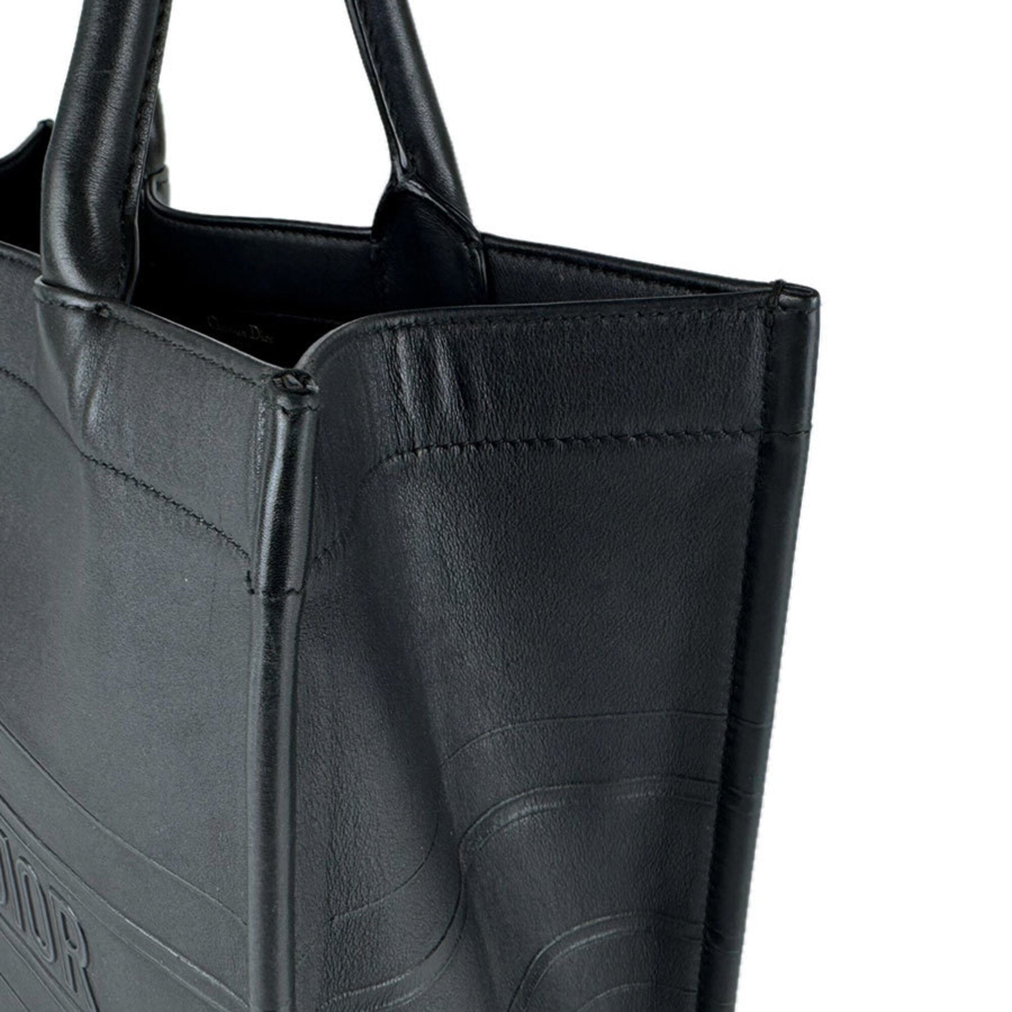 Christian Dior Black Leather Handbag (Pre-Owned)