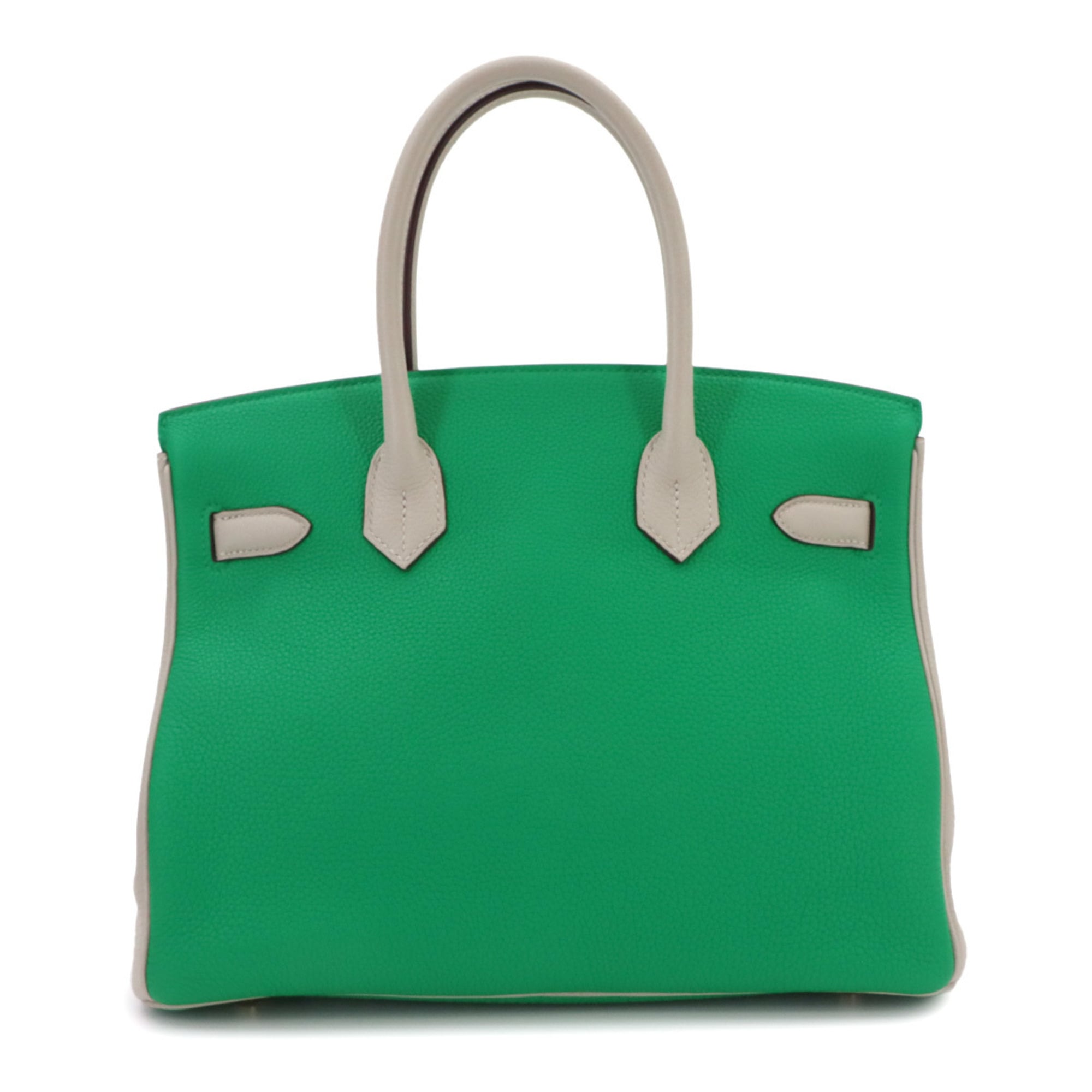 Hermes Mint Green Togo Leather Handbag (Pre-Owned)