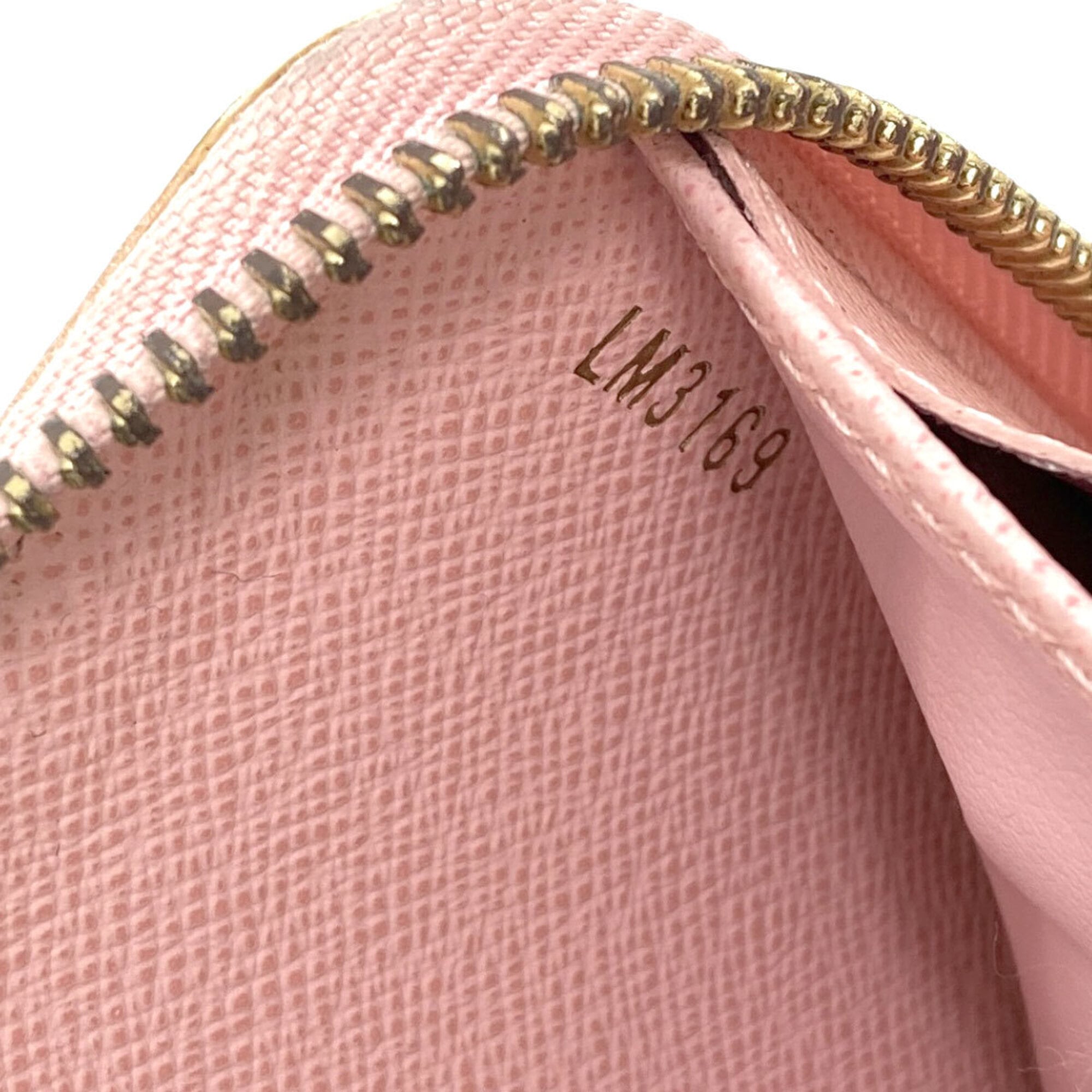 Louis Vuitton Damier Azur Rose Ballerine Damier Canvas Long Wallet (Bi-Fold) (Pre-Owned)