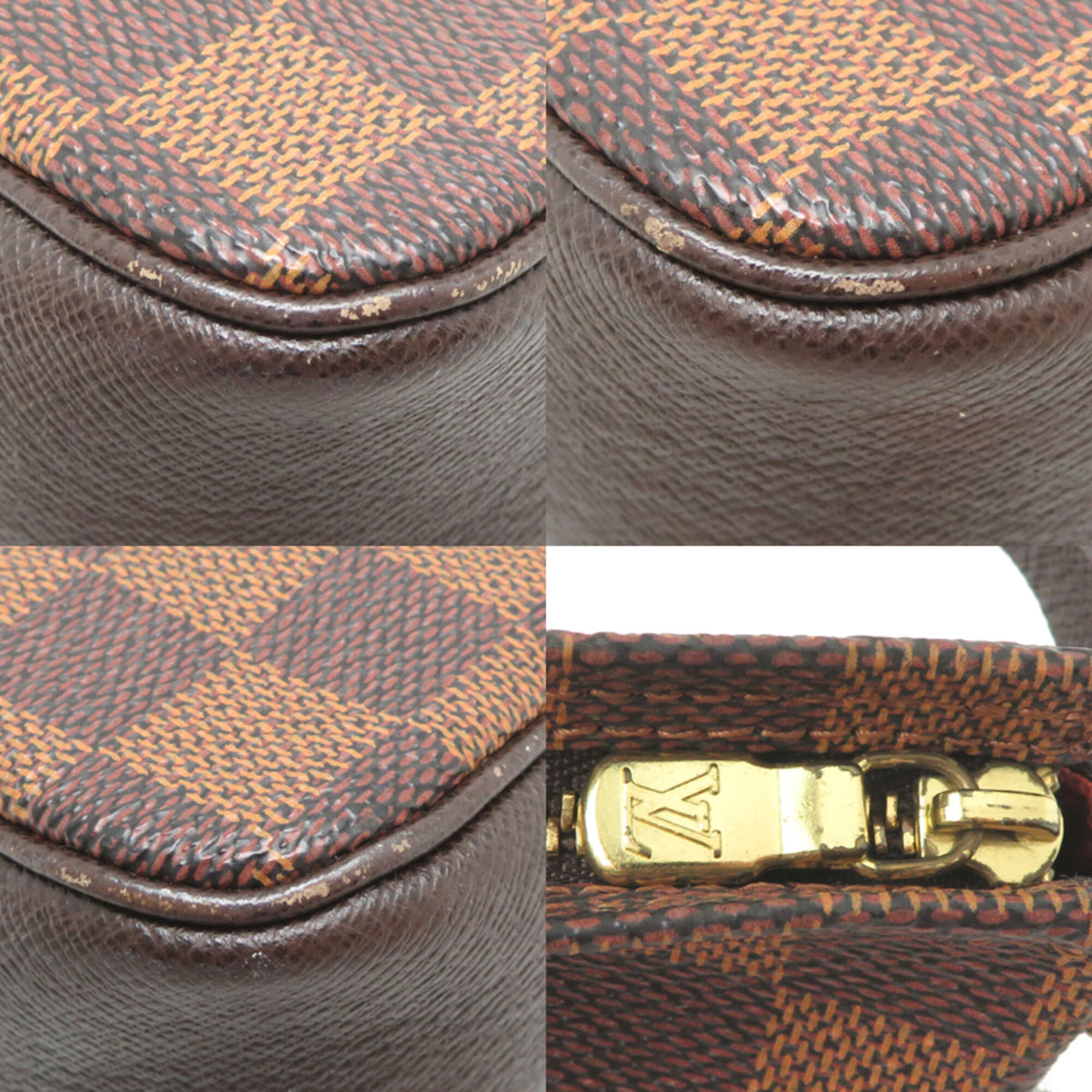 Louis Vuitton Brown Damier Canvas Handbag (Pre-Owned)