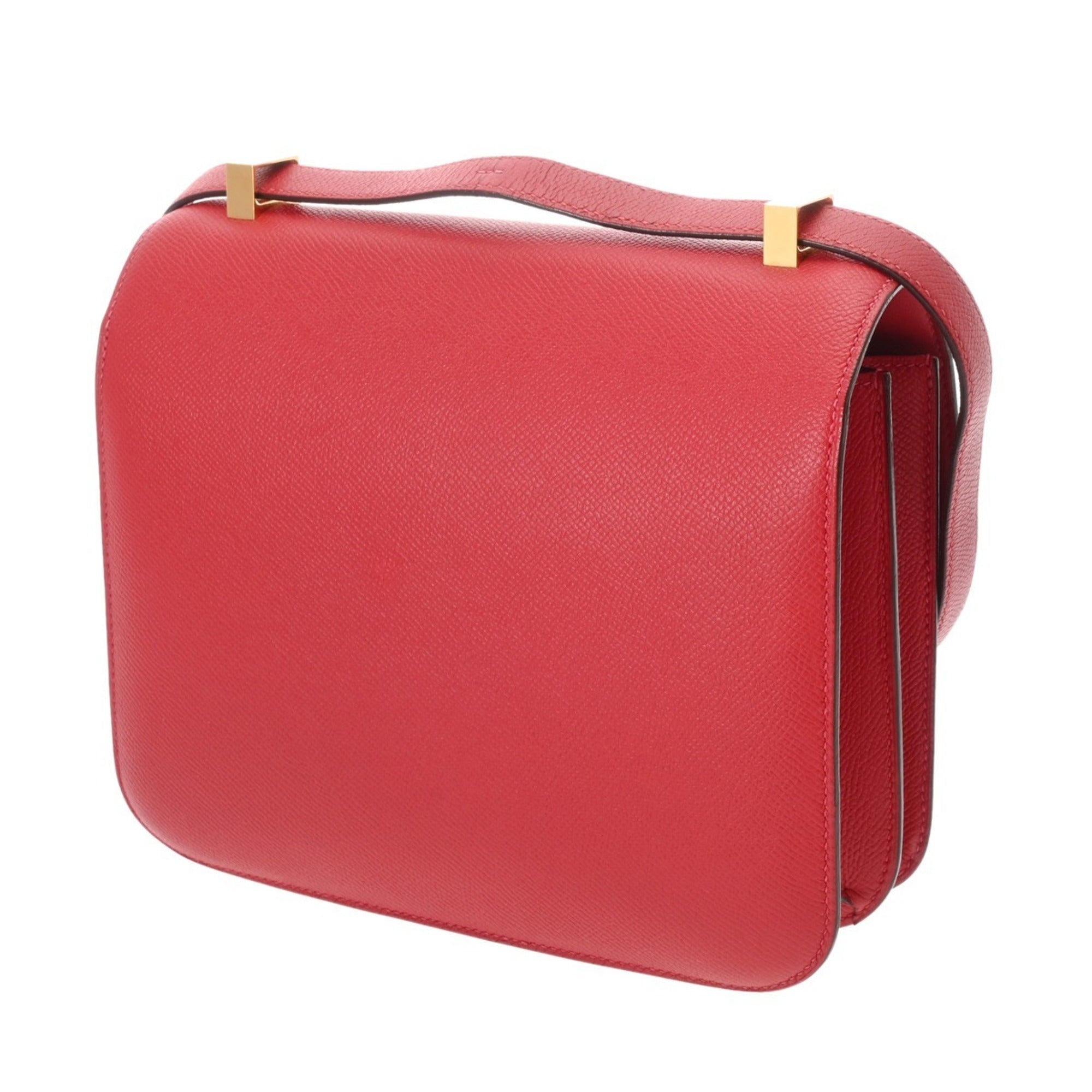 Hermes Constance Rouge Casaque Epsom Leather Shoulder Bag (Pre-Owned)