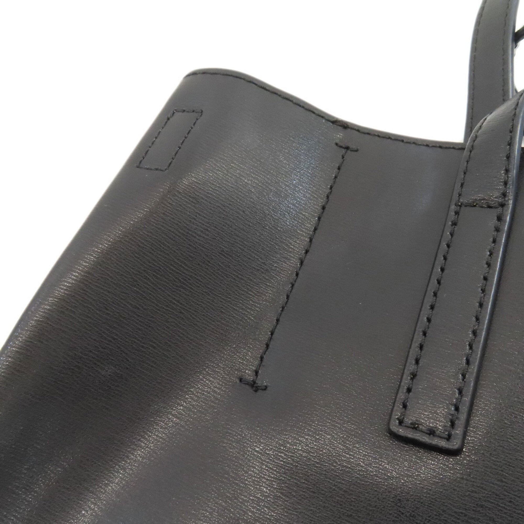 Michael Kors Black Leather Tote Bag (Pre-Owned)