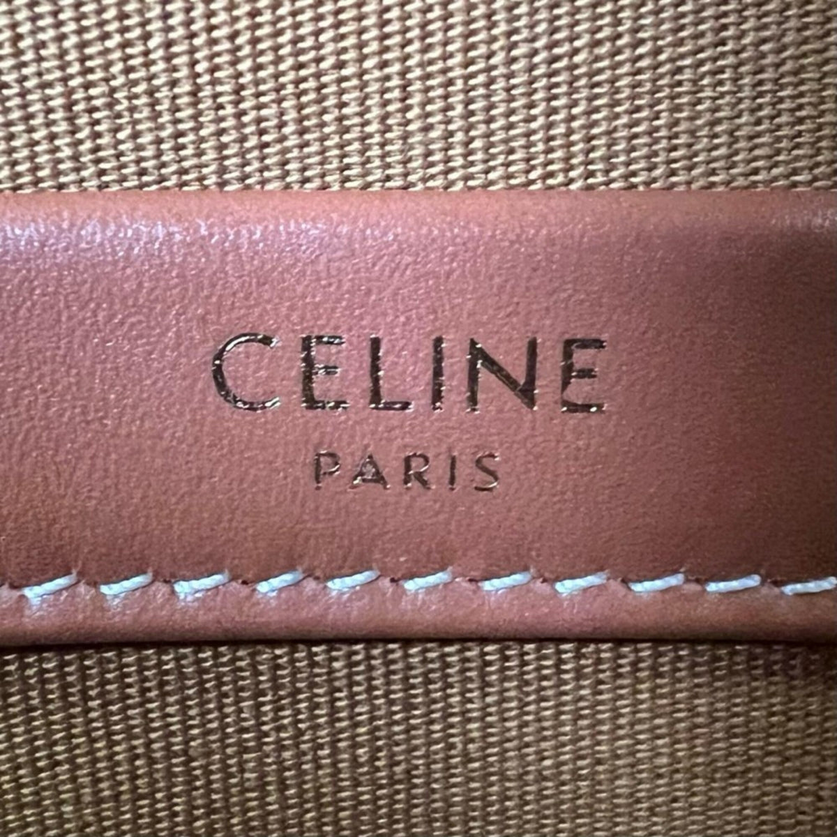 Celine Brown Pvc Leather Tote Bag (Pre-Owned)