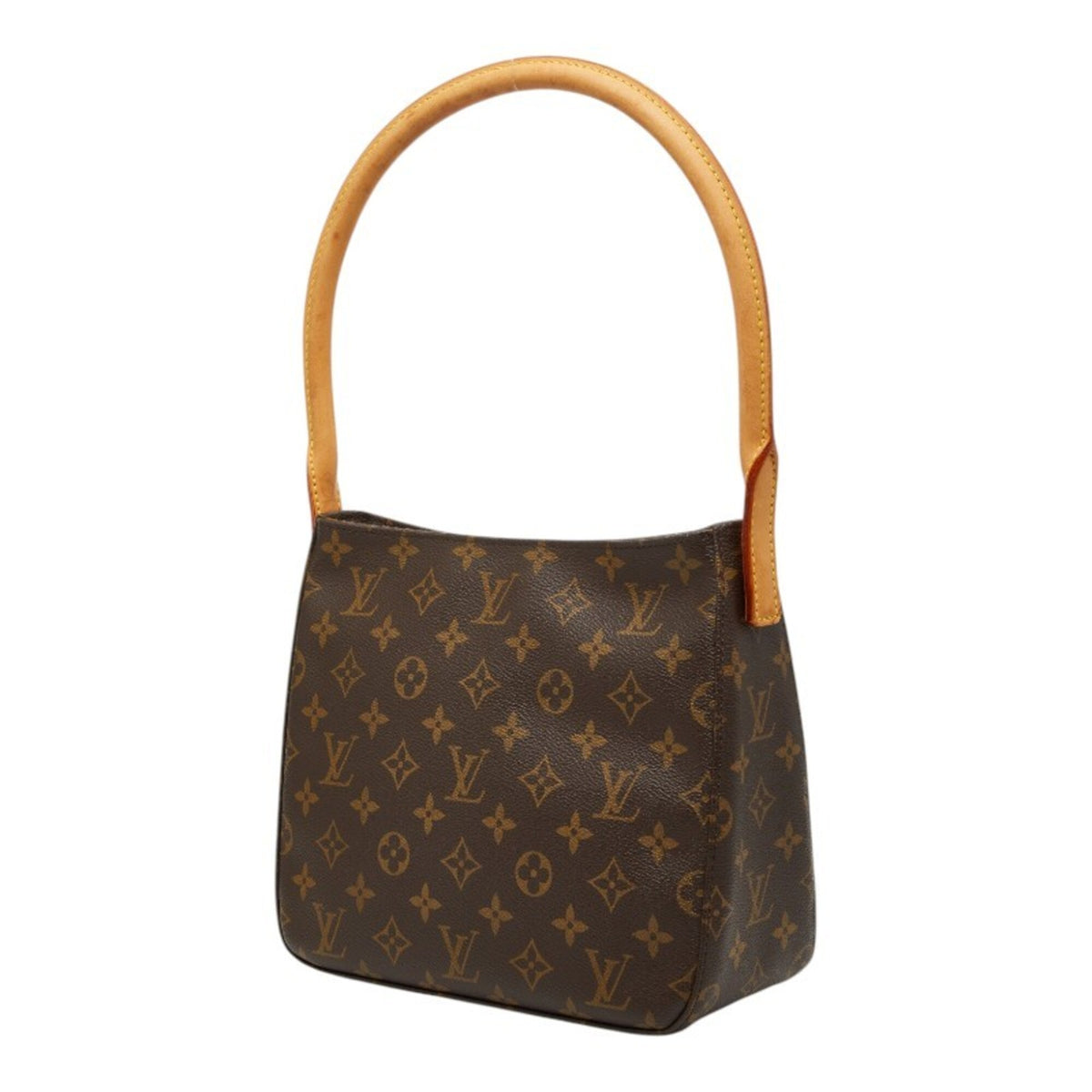 Louis Vuitton Monogram Brown Pvc Leather Handbag Shoulder Bag (Pre-Owned)
