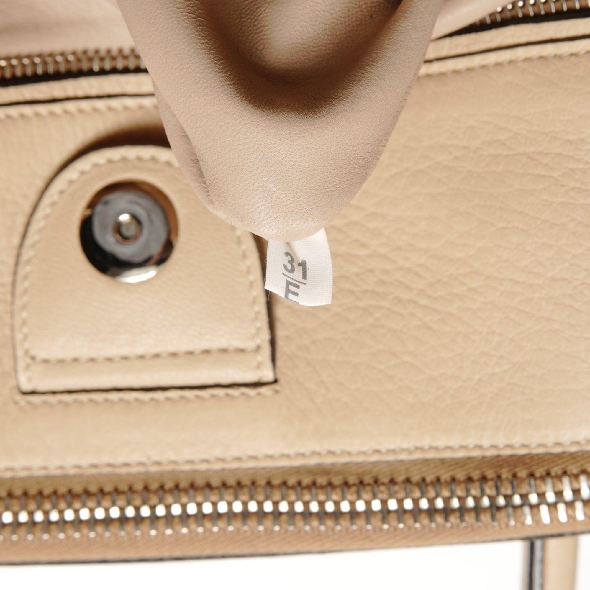 Prada Beige Leather Tote Bag (Pre-Owned)