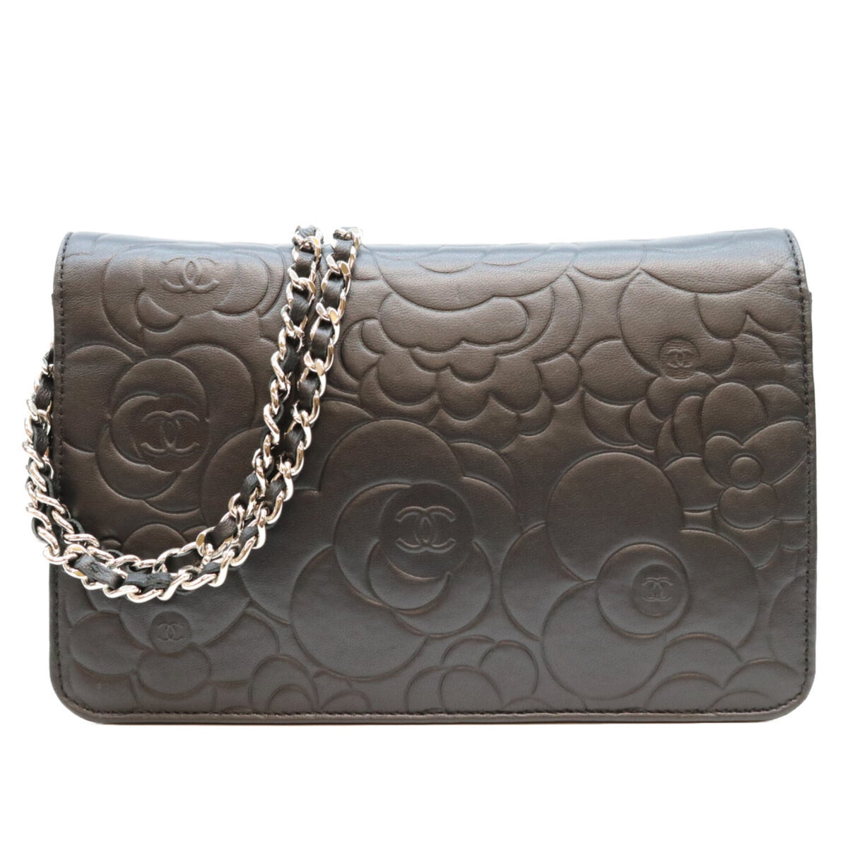 Chanel Black Leather Shoulder Bag (Pre-Owned)