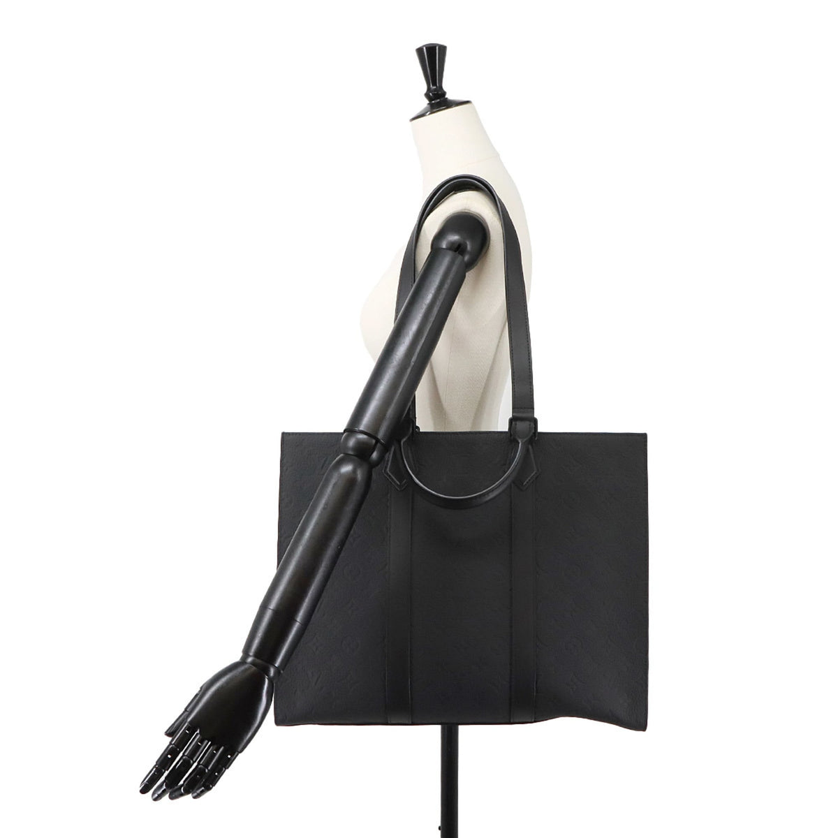 Louis Vuitton Black Monogram Monogram Handbag Tote Bag (Pre-Owned)