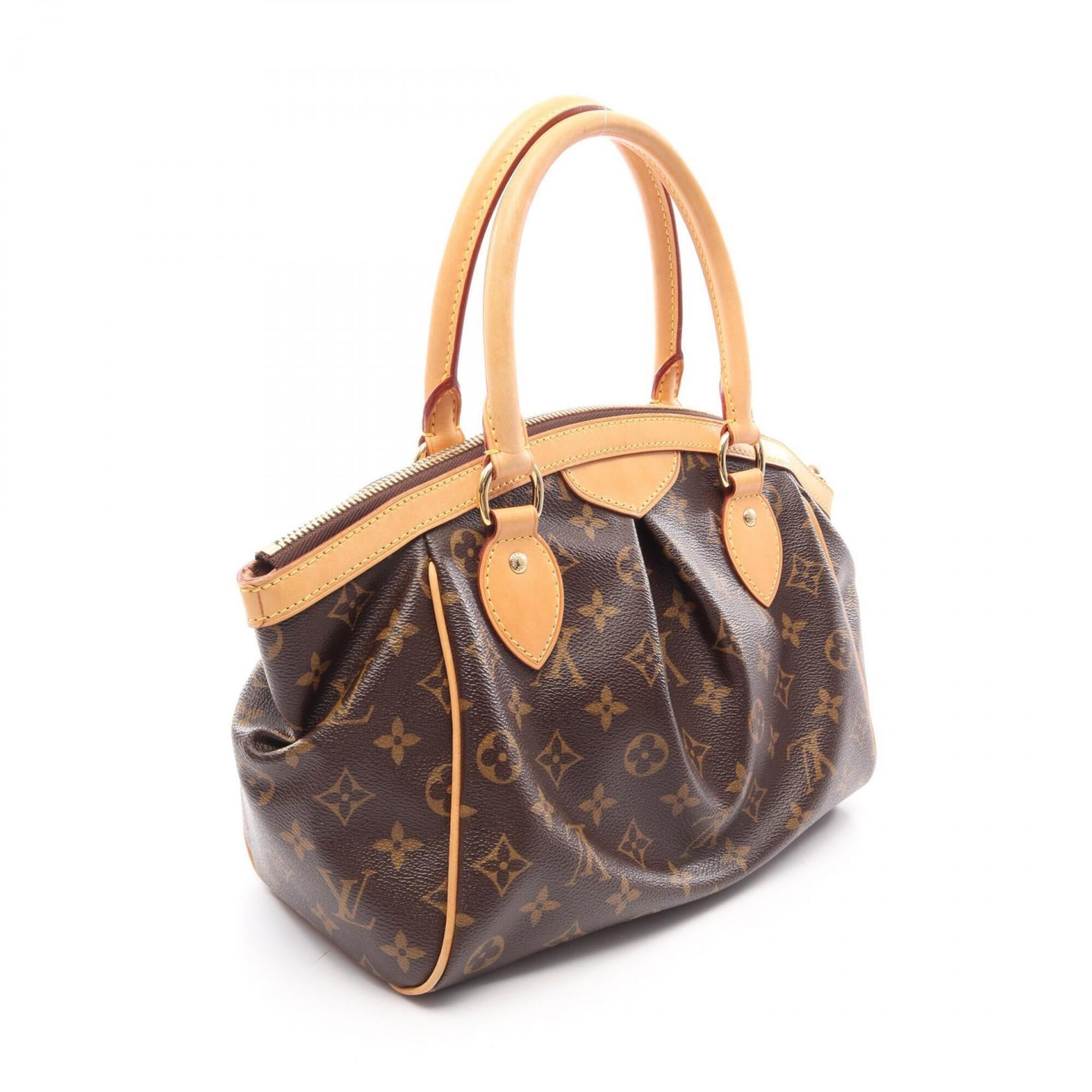 Louis Vuitton Brown Pvc Leather Handbag (Pre-Owned)