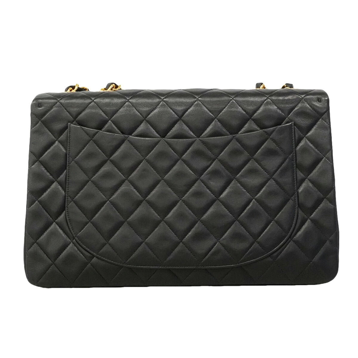 Chanel Black Leather Shoulder Bag (Pre-Owned)