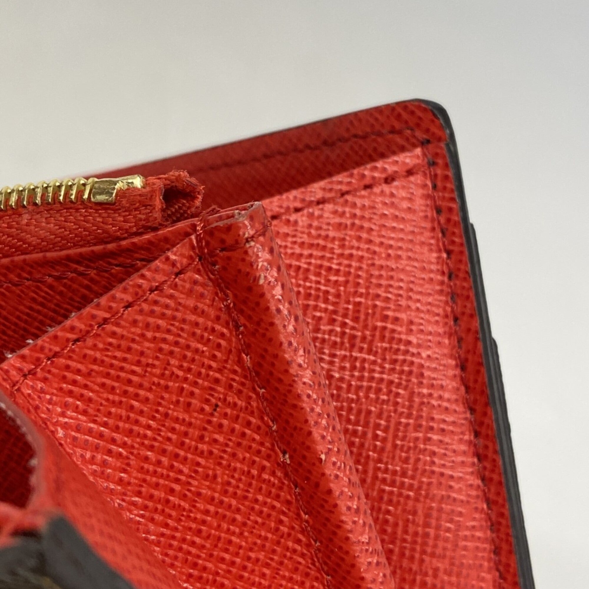 Louis Vuitton Brown Coquelicots Long Wallet (Bi-Fold) (Pre-Owned)