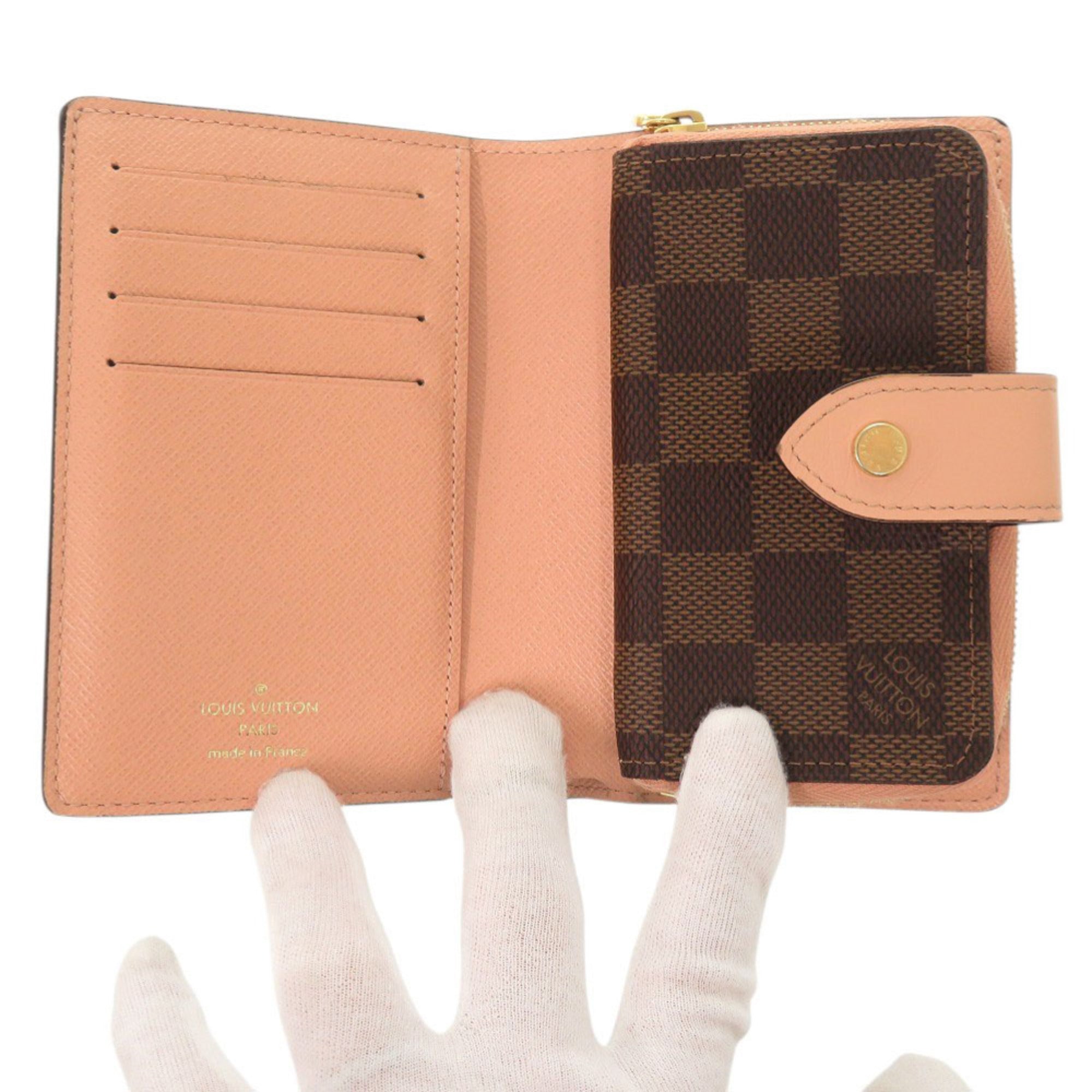 Louis Vuitton Brown Damier Canvas Damier Canvas Wallet (Bi-Fold) (Pre-Owned)