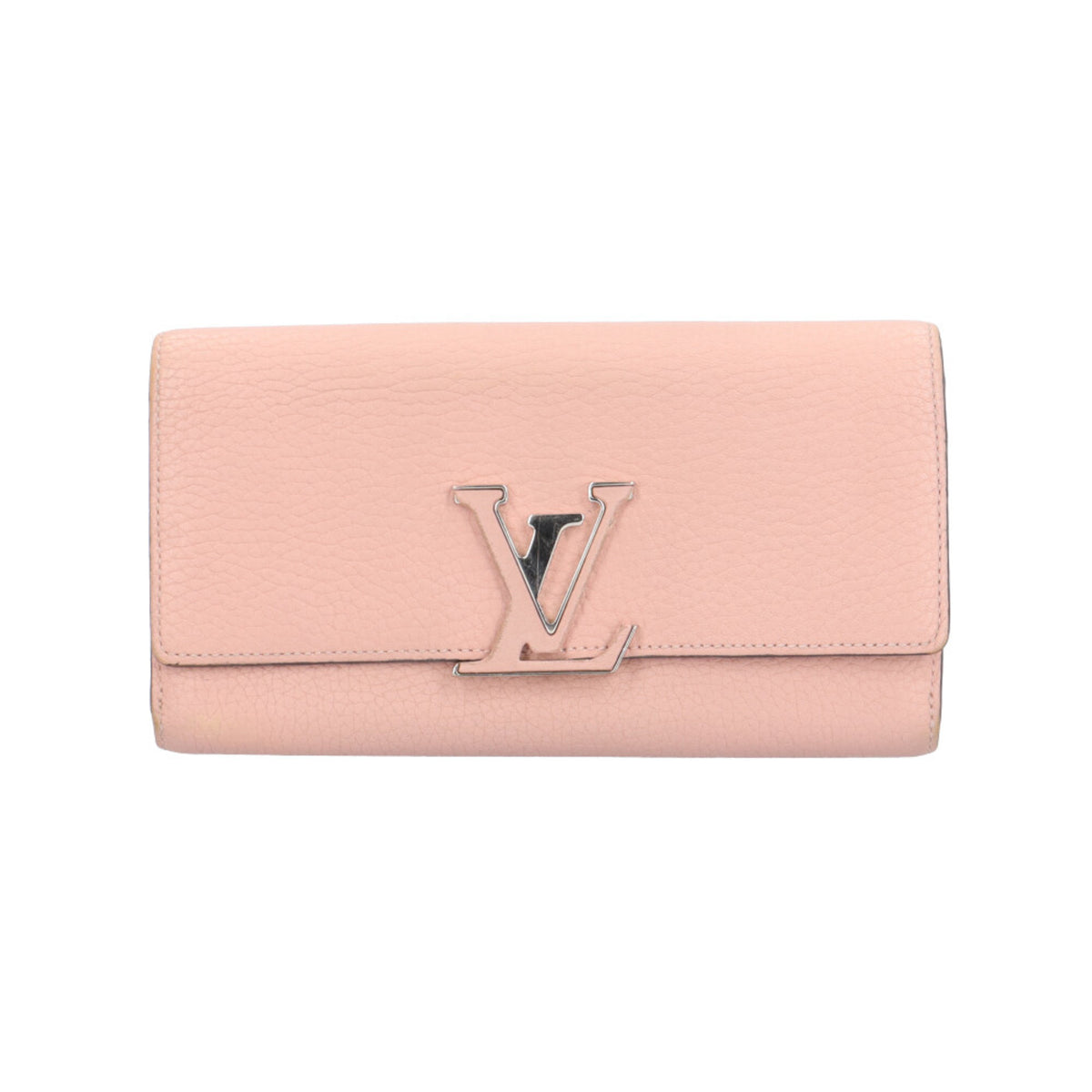 Louis Vuitton Galle Magnolia Or Pink Leather Coin Purse/Coin Case (Pre-Owned)