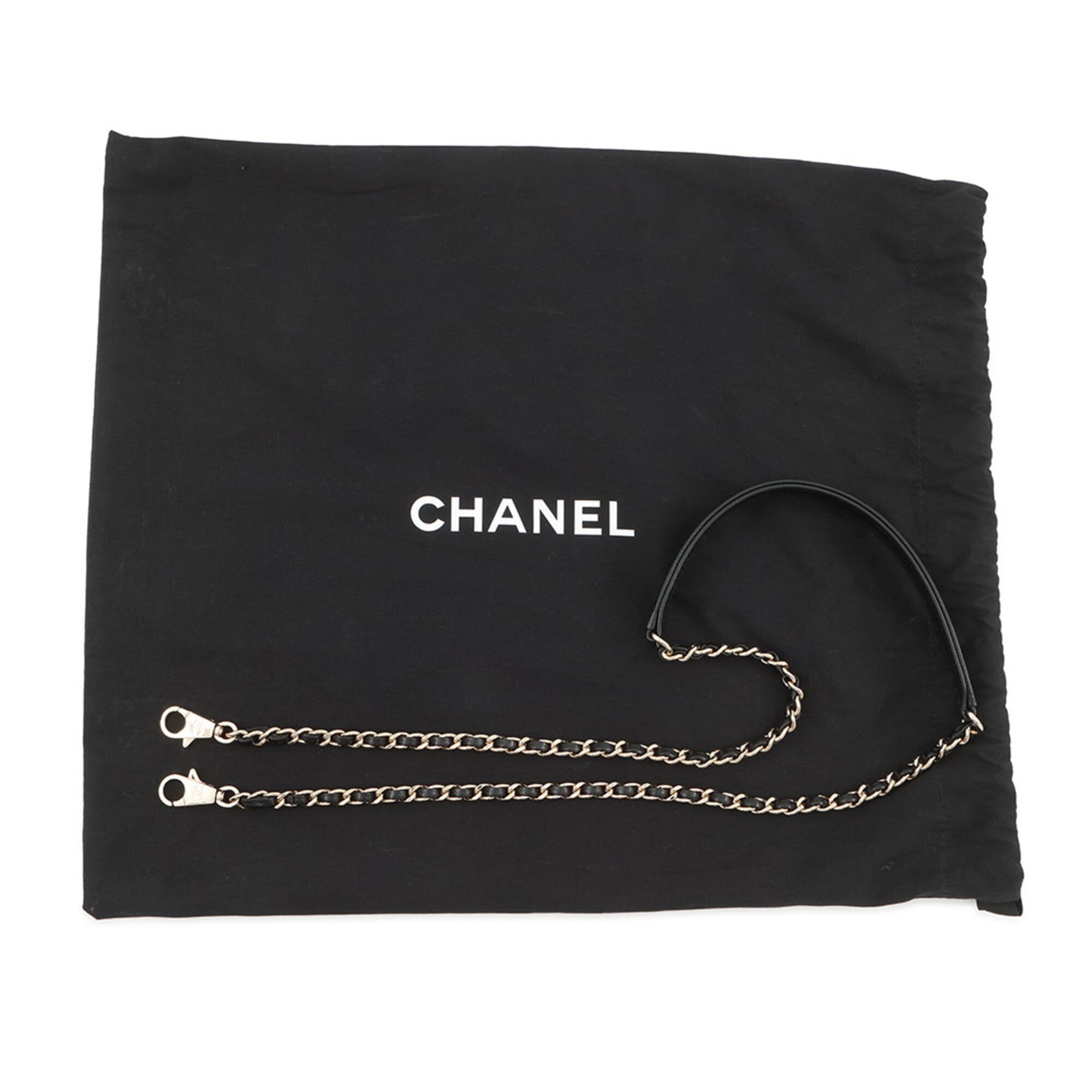 Chanel Matelasse Black Grained Calfskin Handbag Shoulder Bag (Pre-Owned)