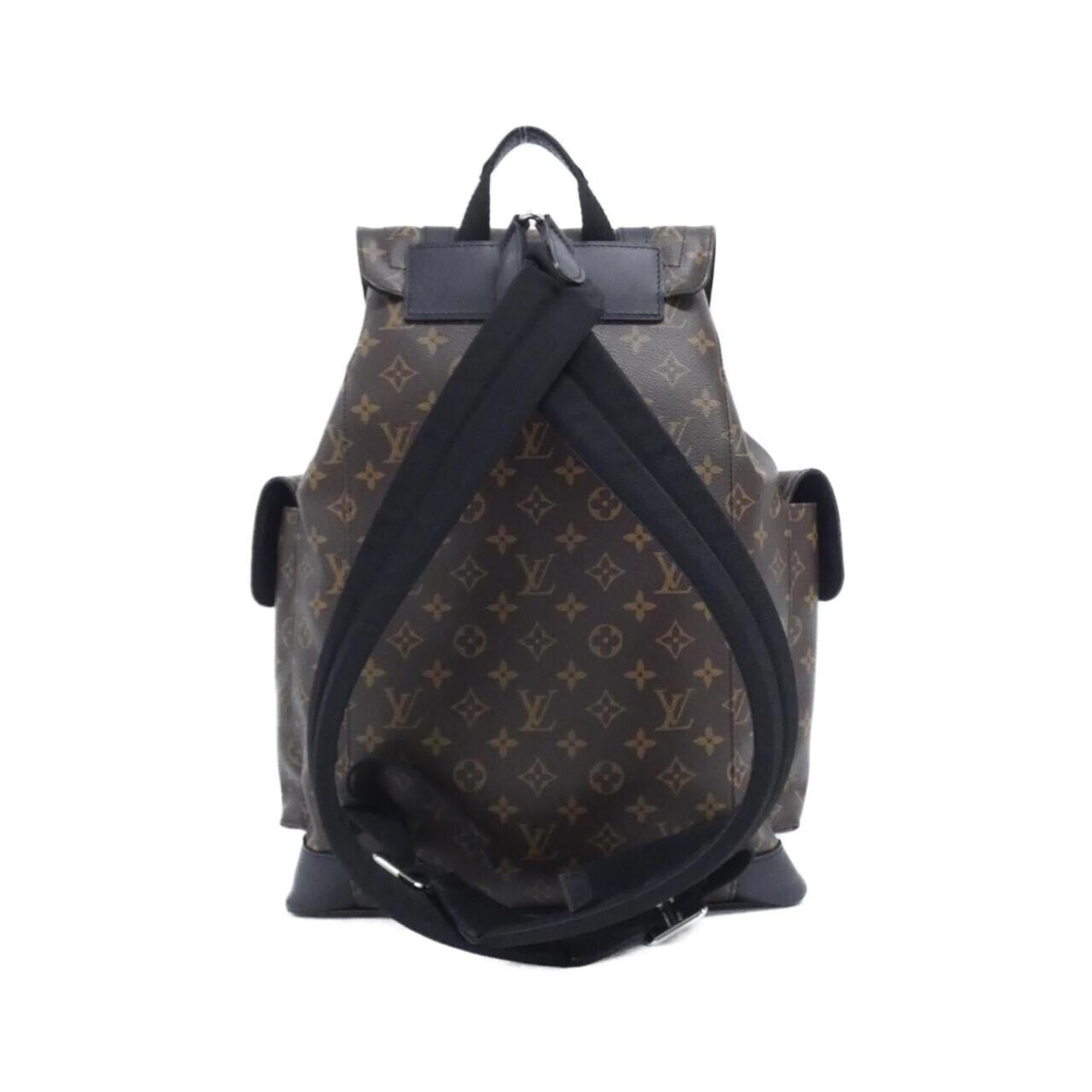 Louis Vuitton Monogram Macassar Marron Monogram Macassar Monogram Backpack (Pre-Owned)