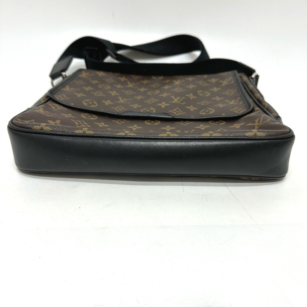 Louis Vuitton Monogram Macassar Black Brown Shoulder Bag (Pre-Owned)