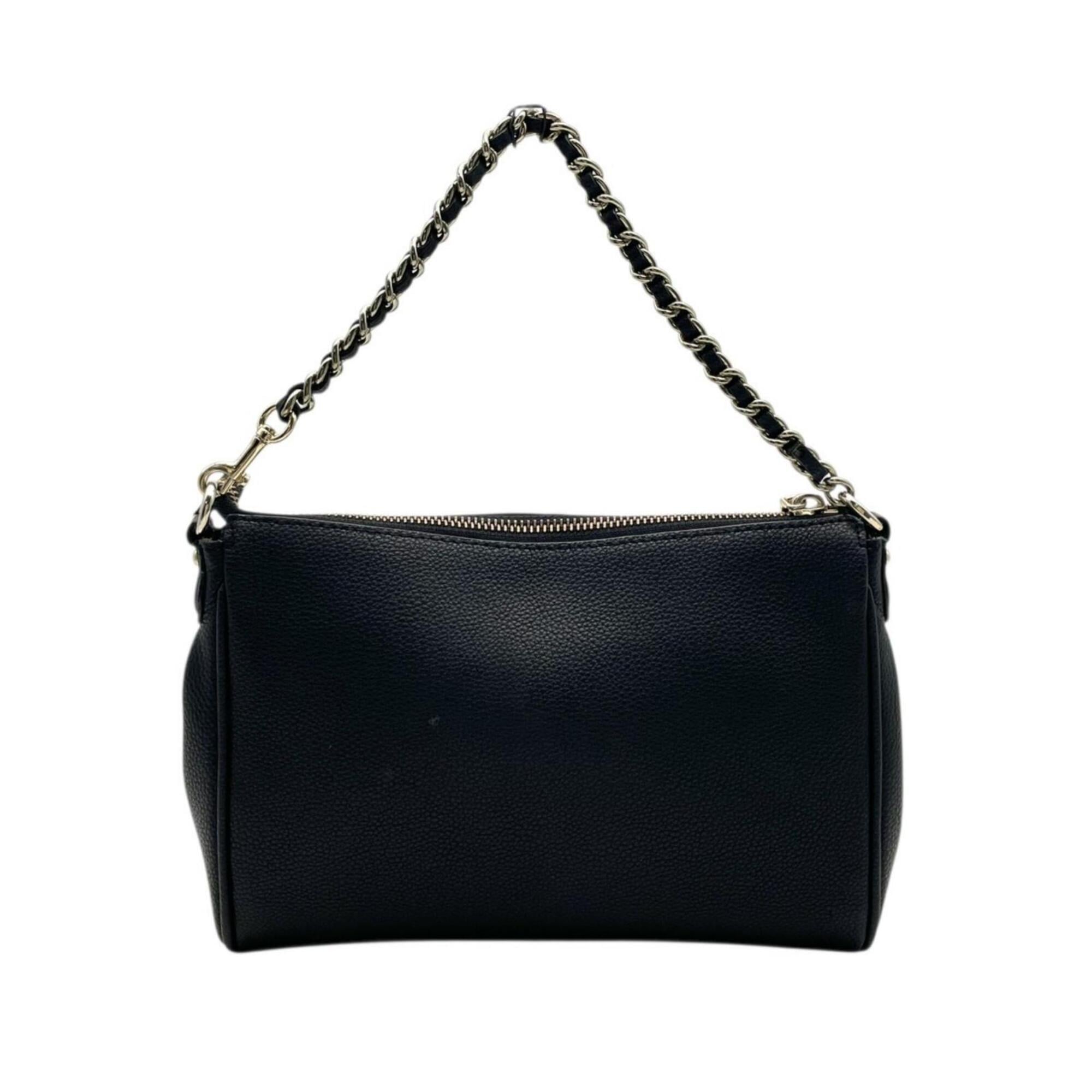 Coach Black Leather Handbag Shoulder Bag (Pre-Owned)