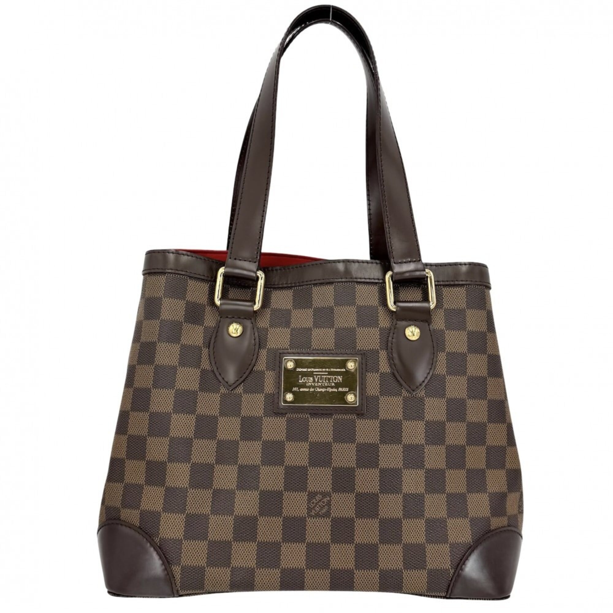 Louis Vuitton Brown Damier Canvas Handbag Tote Bag (Pre-Owned)