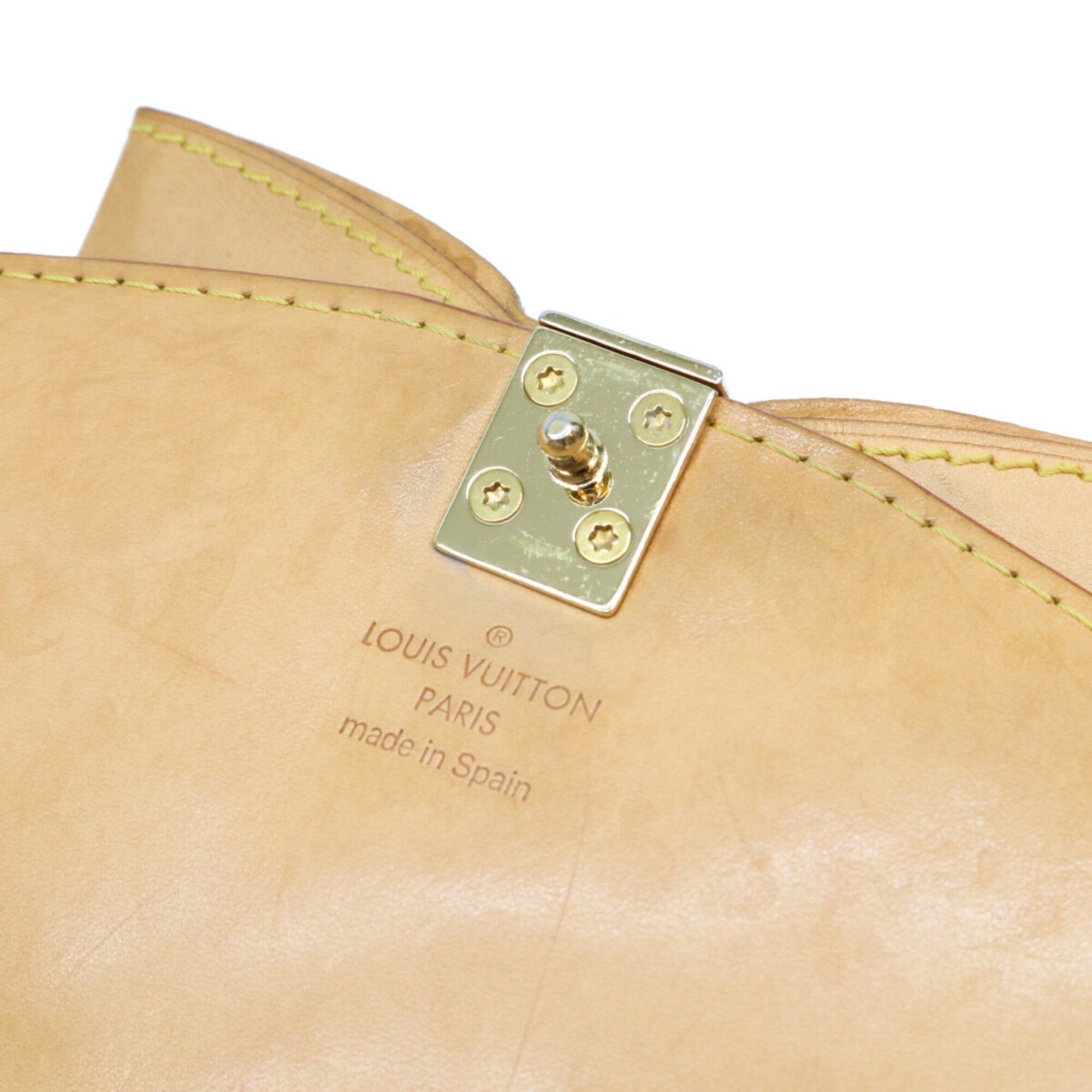 Louis Vuitton Brown Pink Monogram Cherry Blossom Handbag (Pre-Owned)