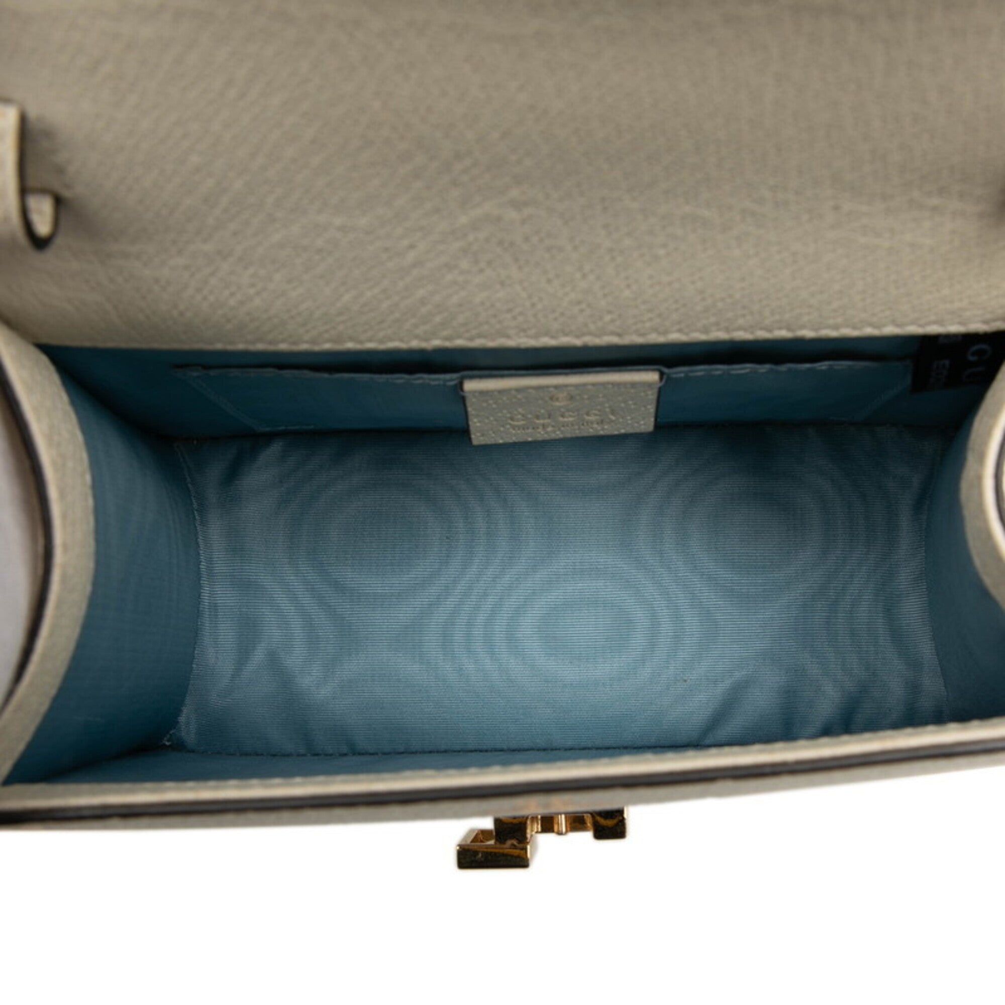 Gucci White Leather Handbag Shoulder Bag (Pre-Owned)