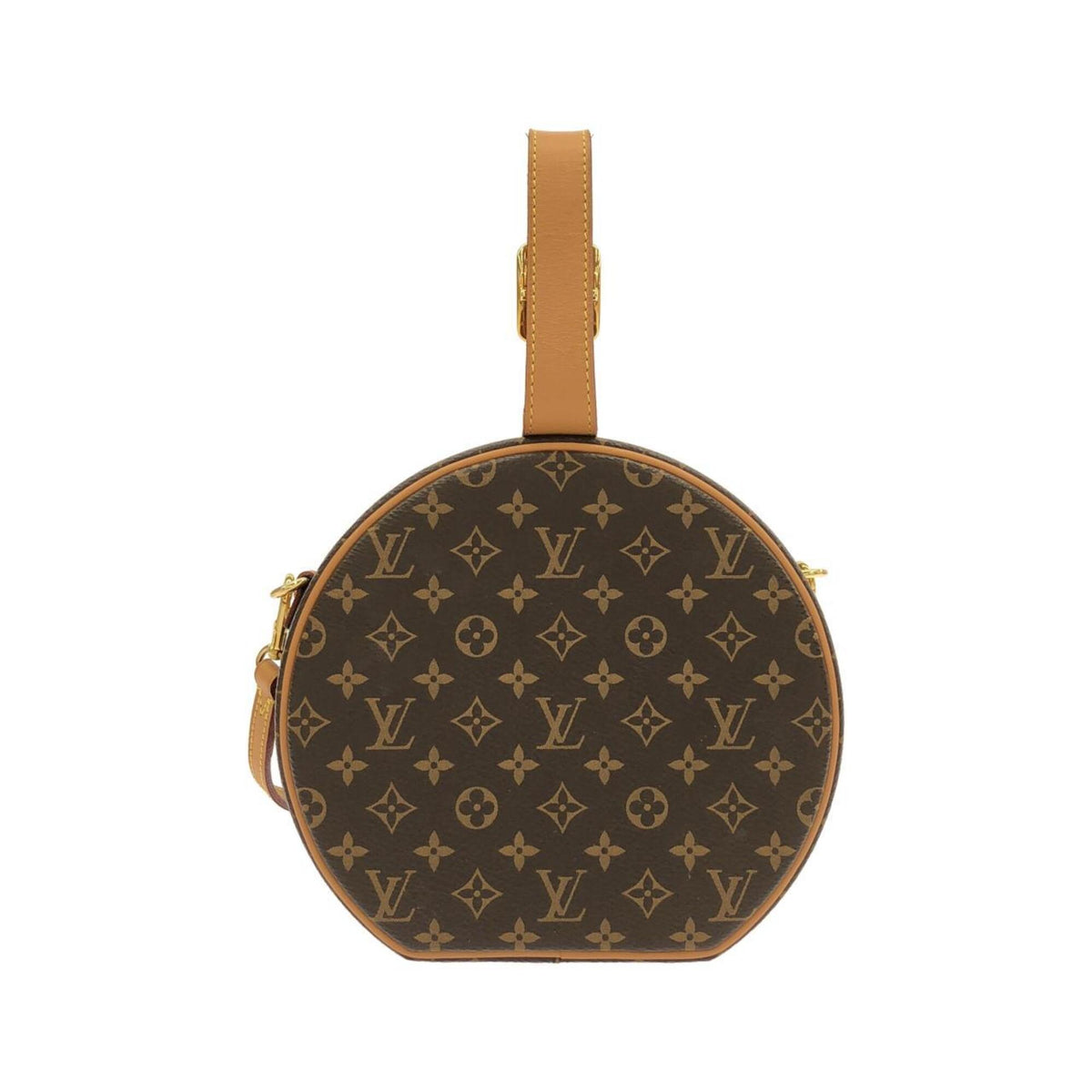 Louis Vuitton Marron Monogram Coated Canvas Handbag (Pre-Owned)