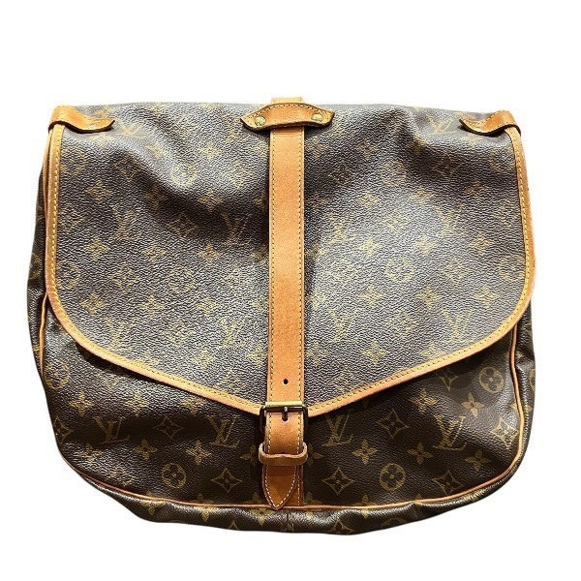 Louis Vuitton Brown Monogram Handbag Shoulder Bag (Pre-Owned)