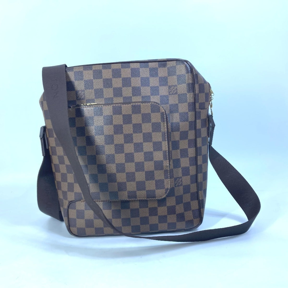 Louis Vuitton Brown Damier Canvas Ebene Damier Canvas Shoulder Bag (Pre-Owned)