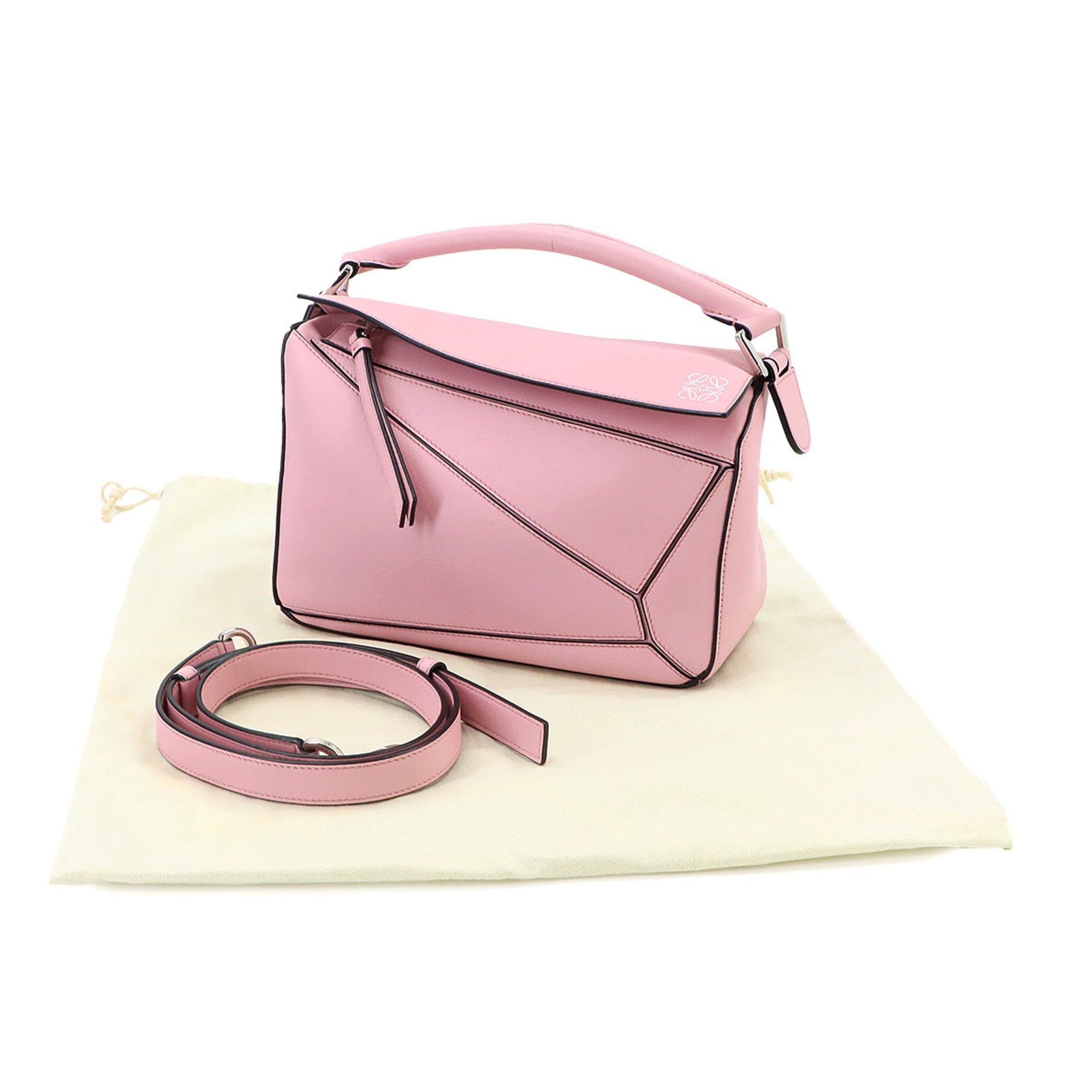 Loewe Pink Leather Handbag (Pre-Owned)