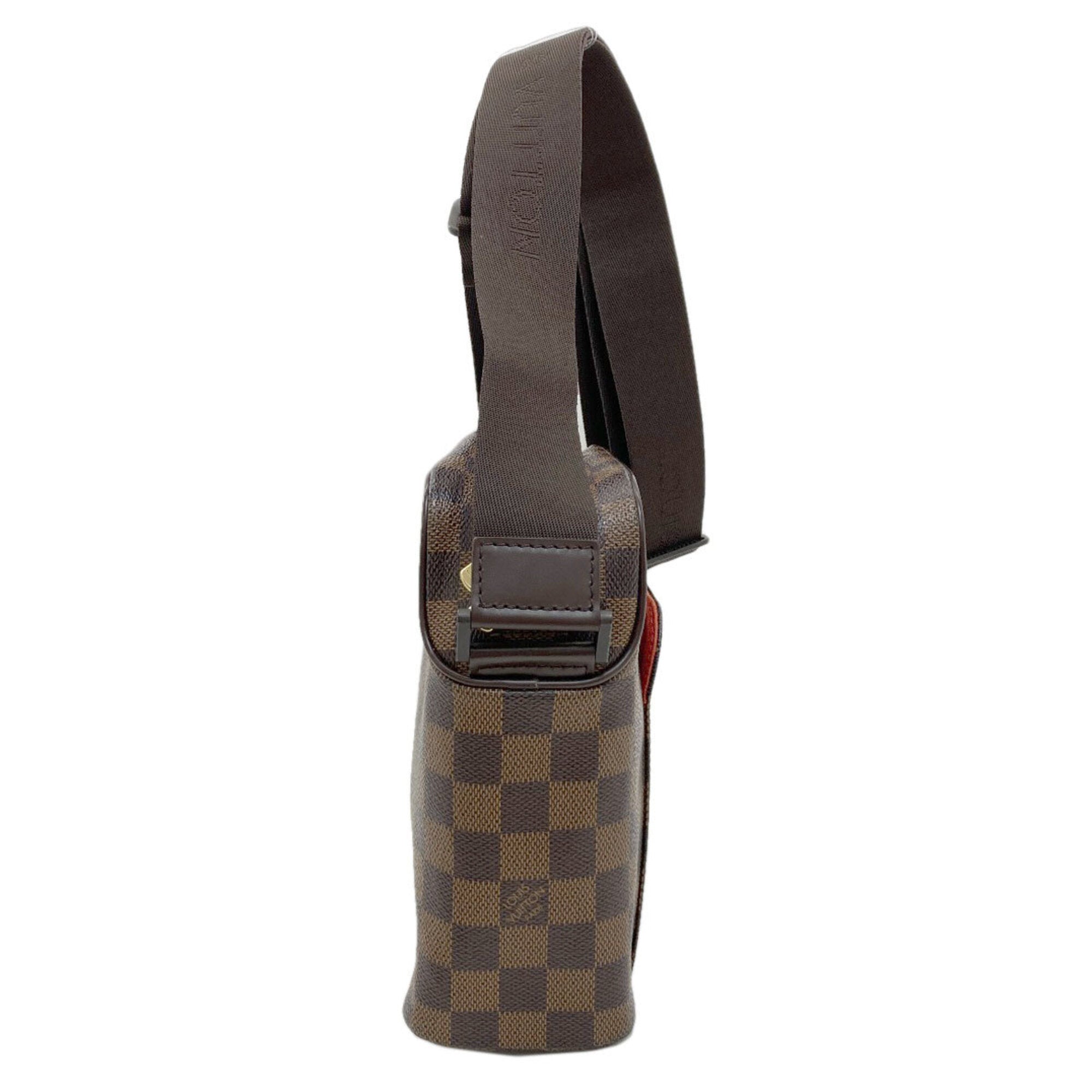 Louis Vuitton Brown Damier Canvas Ebene Damier Canvas Shoulder Bag (Pre-Owned)