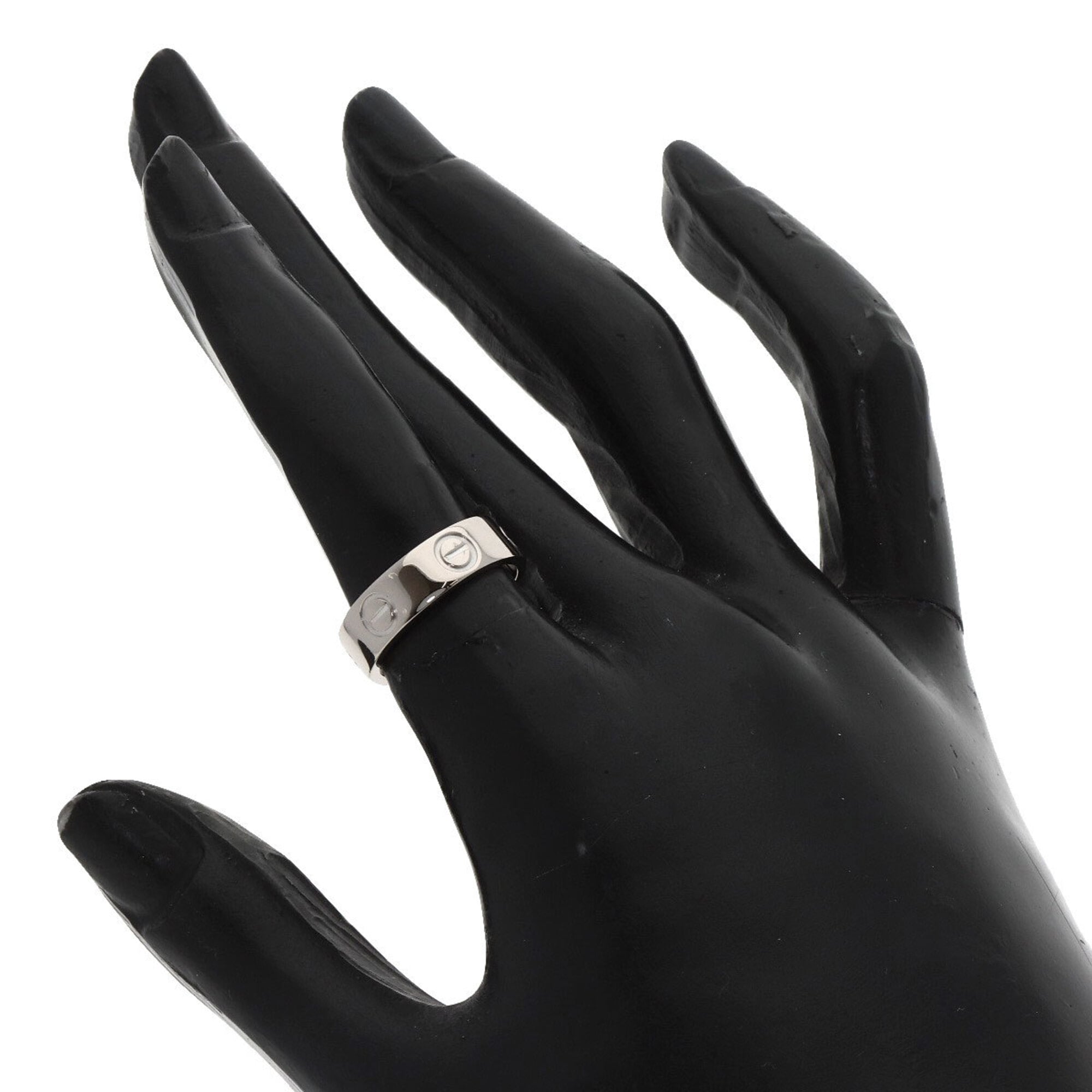Cartier White Gold White Gold (18K) Band Ring (Pre-Owned)