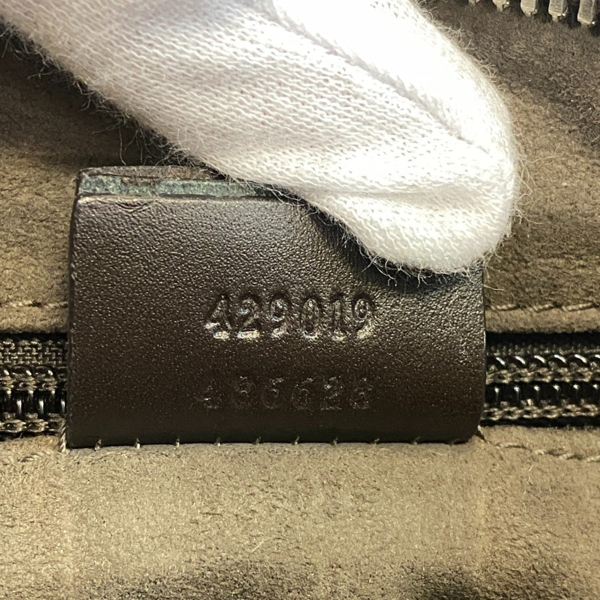 Gucci Beige Pvc Handbag Shoulder Bag (Pre-Owned)