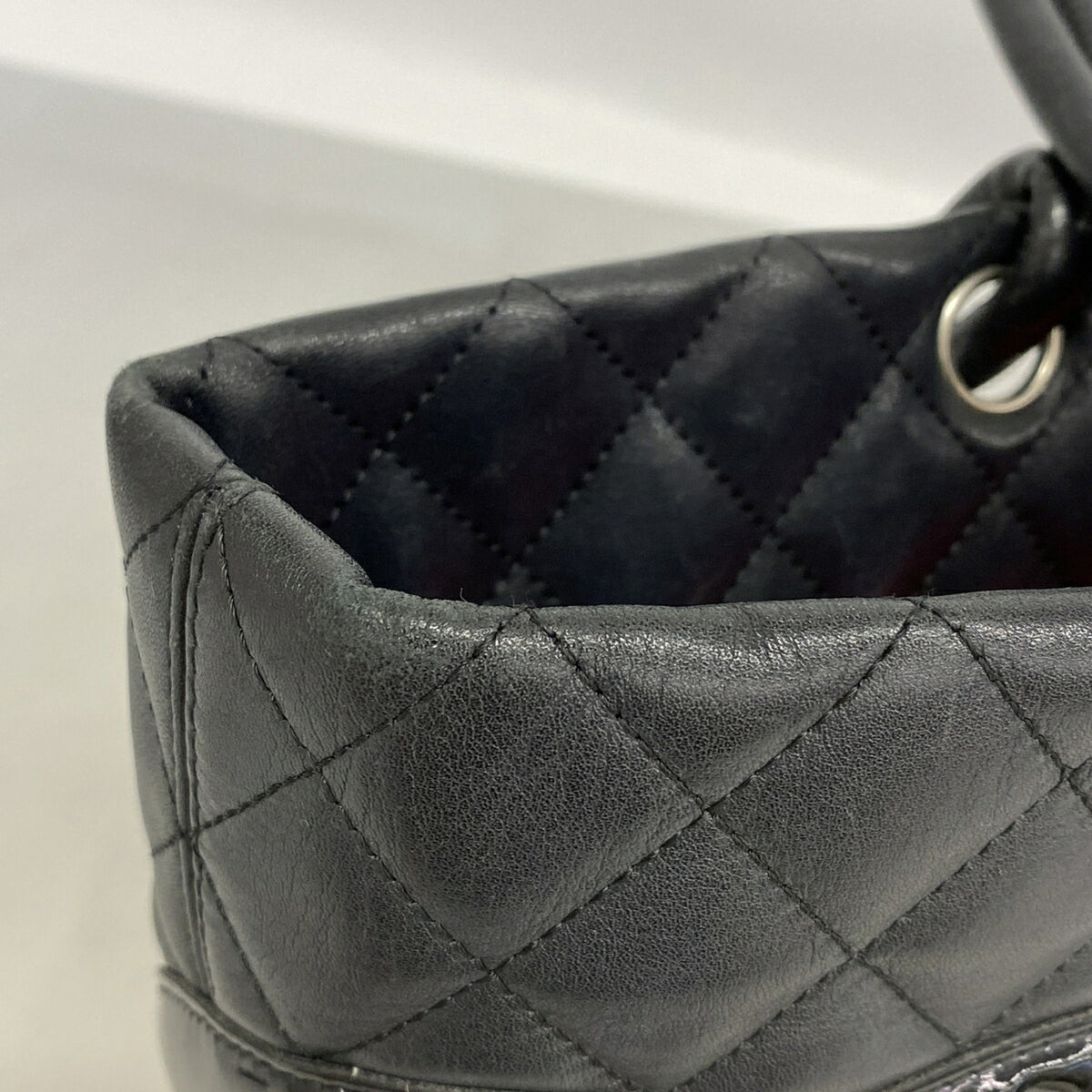 Chanel Black Leather Tote Bag (Pre-Owned)