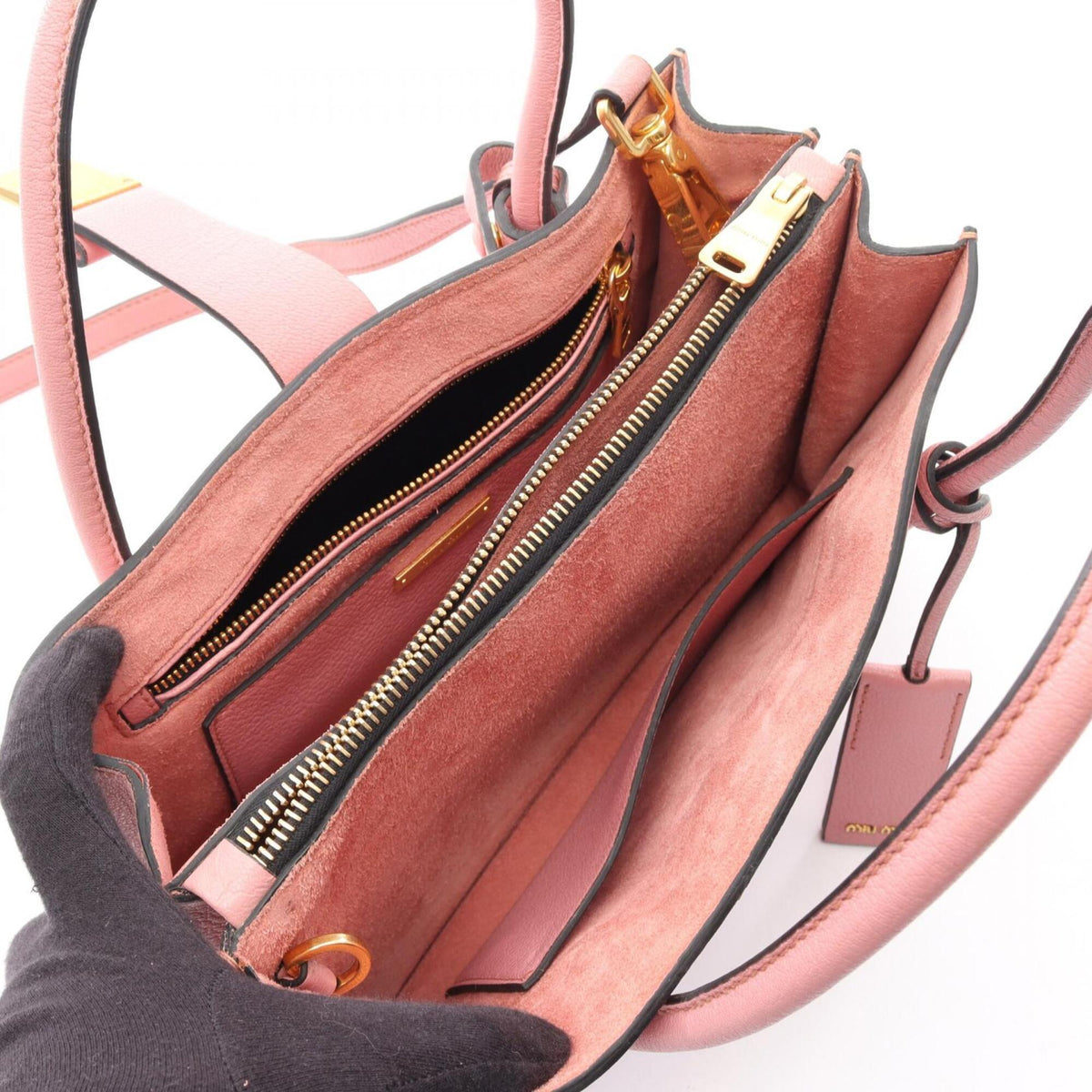 Miu Miu Pink Leather Handbag (Pre-Owned)