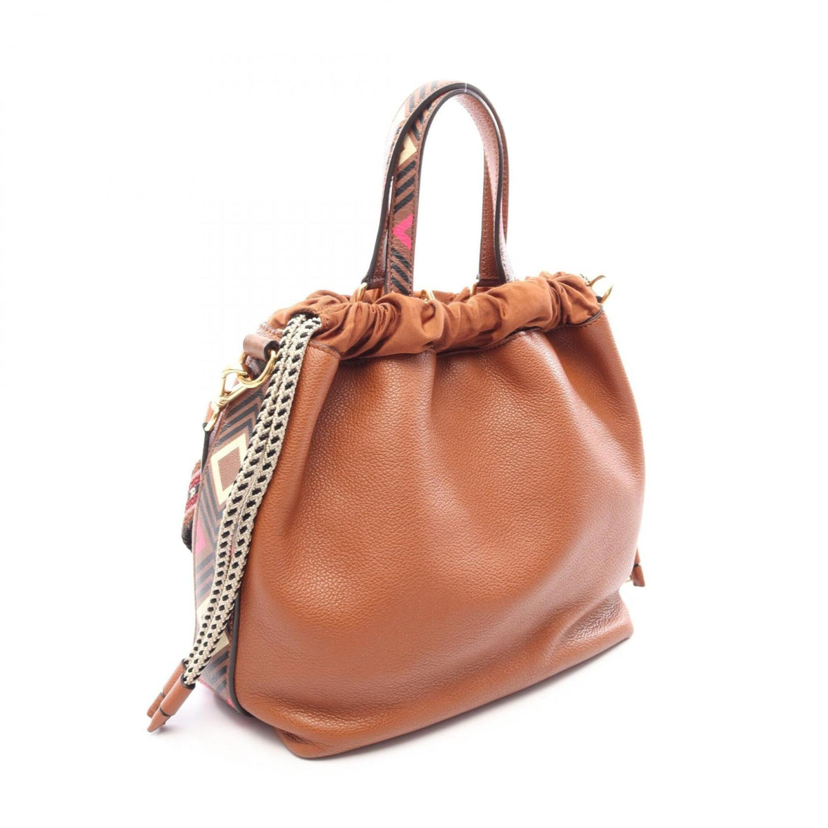 Etro Brown Leather Handbag (Pre-Owned)