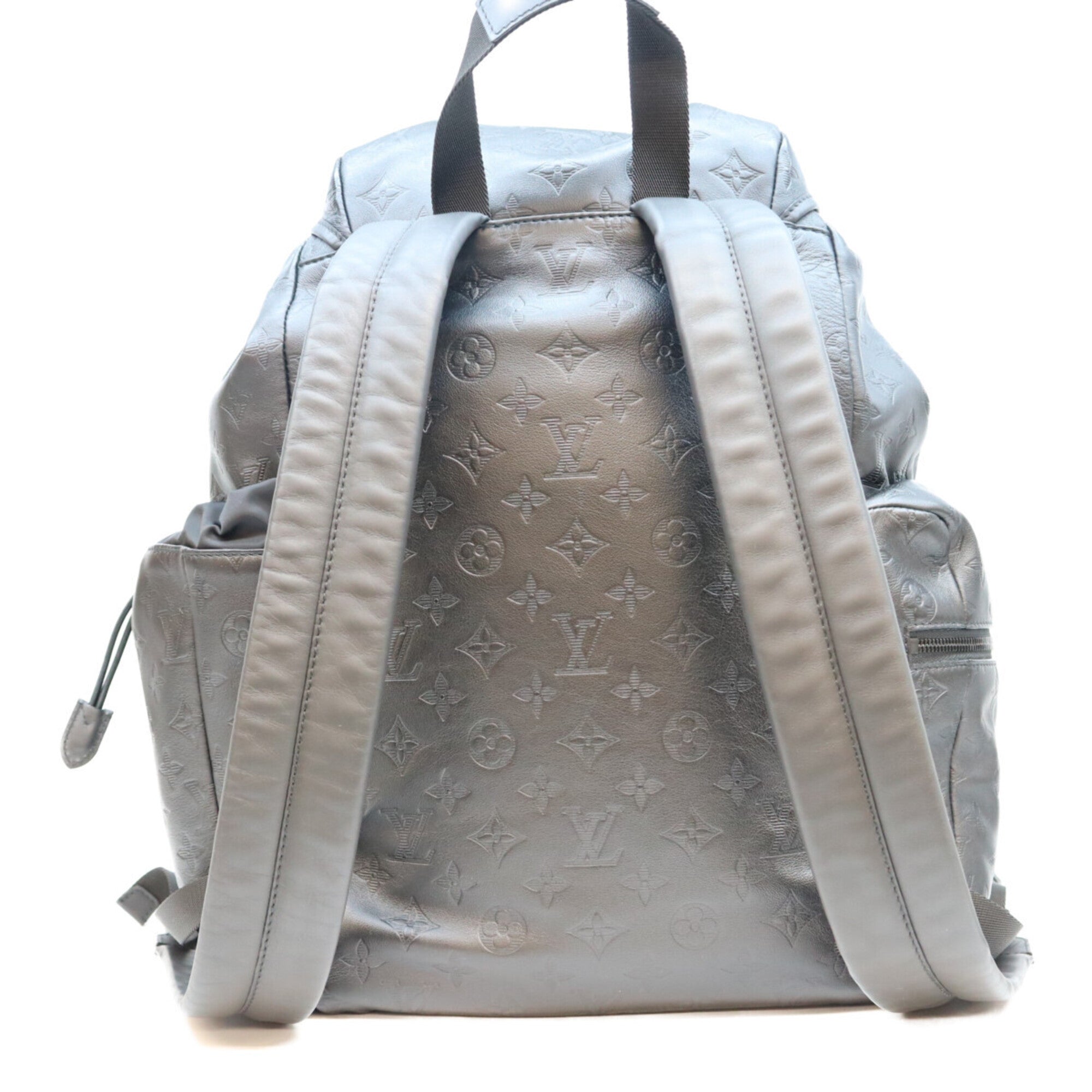 Louis Vuitton Black Monogram Shadow Backpack (Pre-Owned)