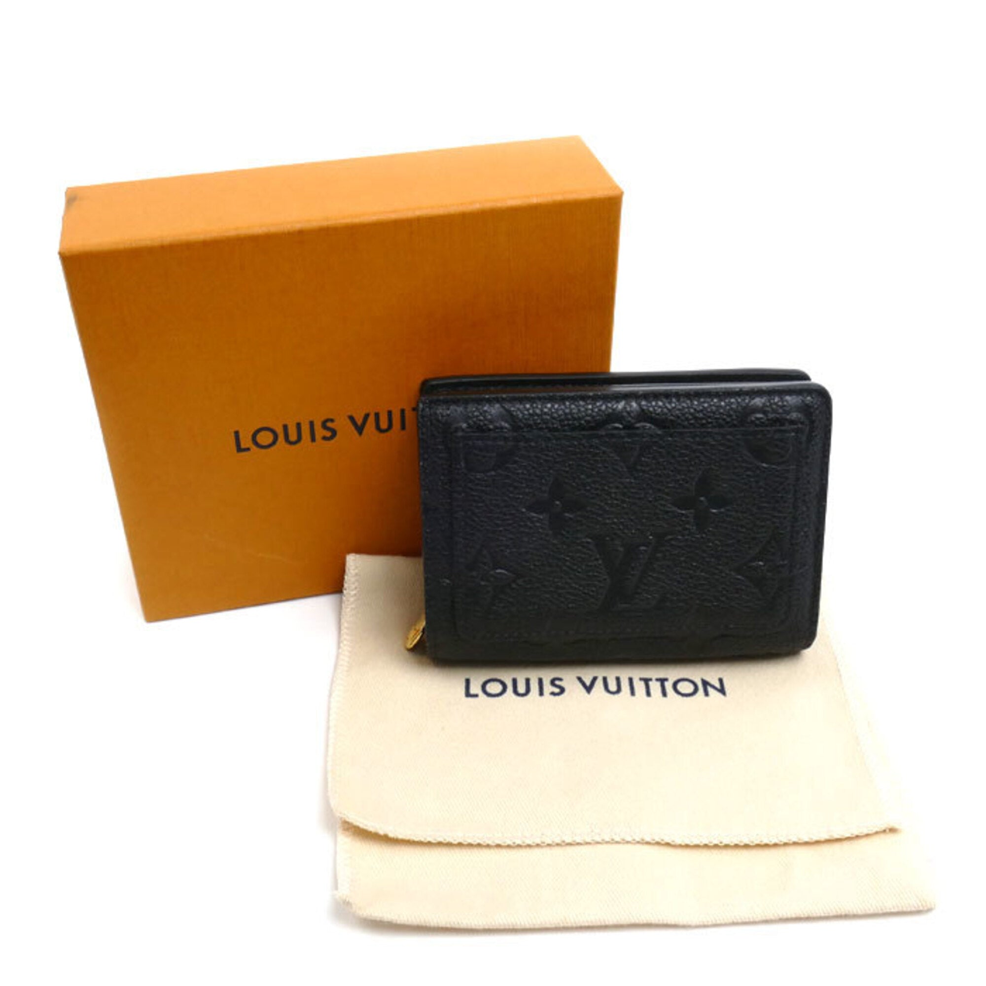 Louis Vuitton Noir Monogram Empreinte Wallet (Bi-Fold) (Pre-Owned)