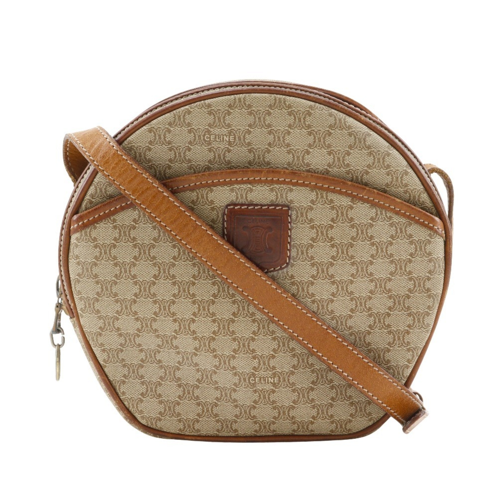 Celine Beige Pvc Shoulder Bag (Pre-Owned)