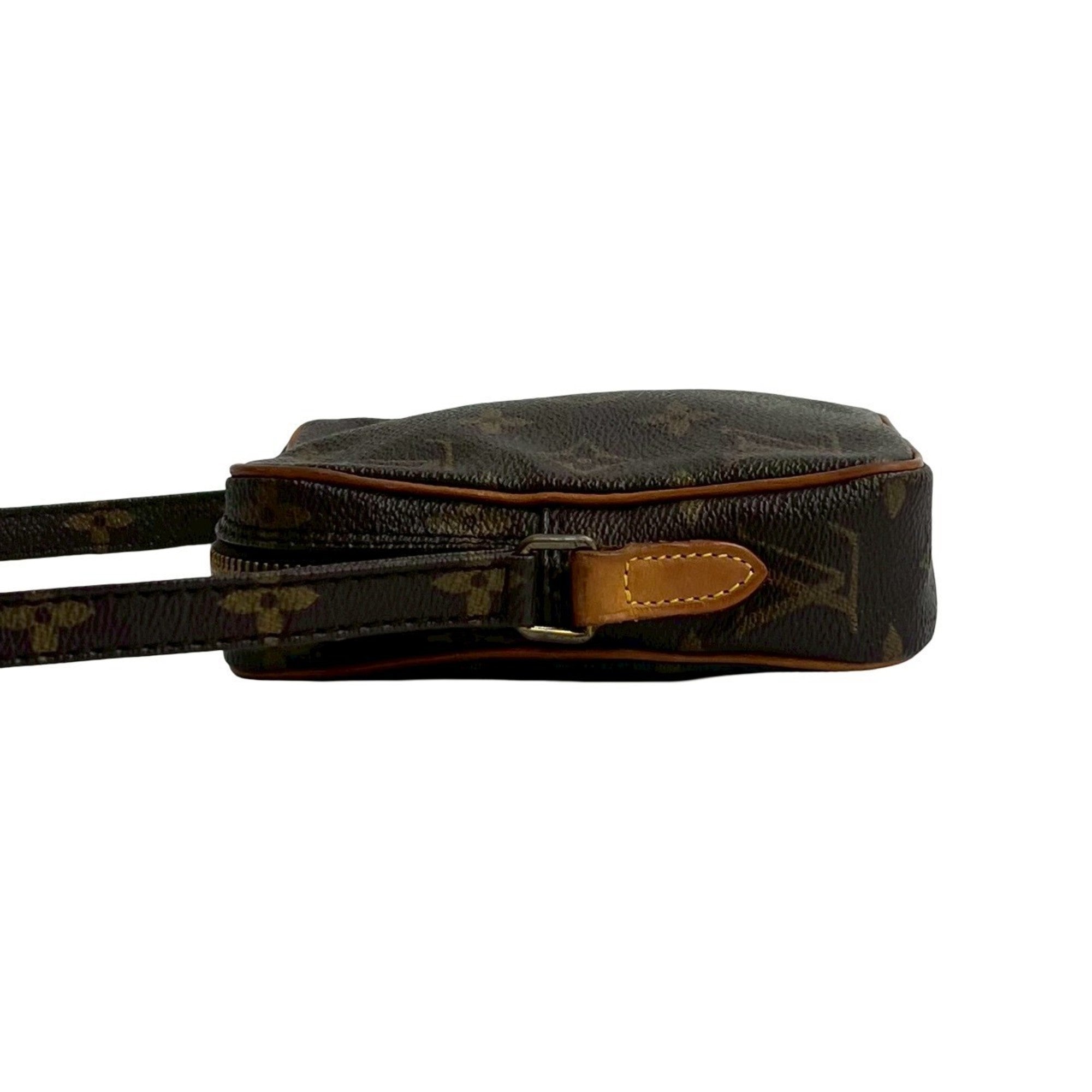 Louis Vuitton Brown Leather Pvc Pochette Shoulder Bag (Pre-Owned)