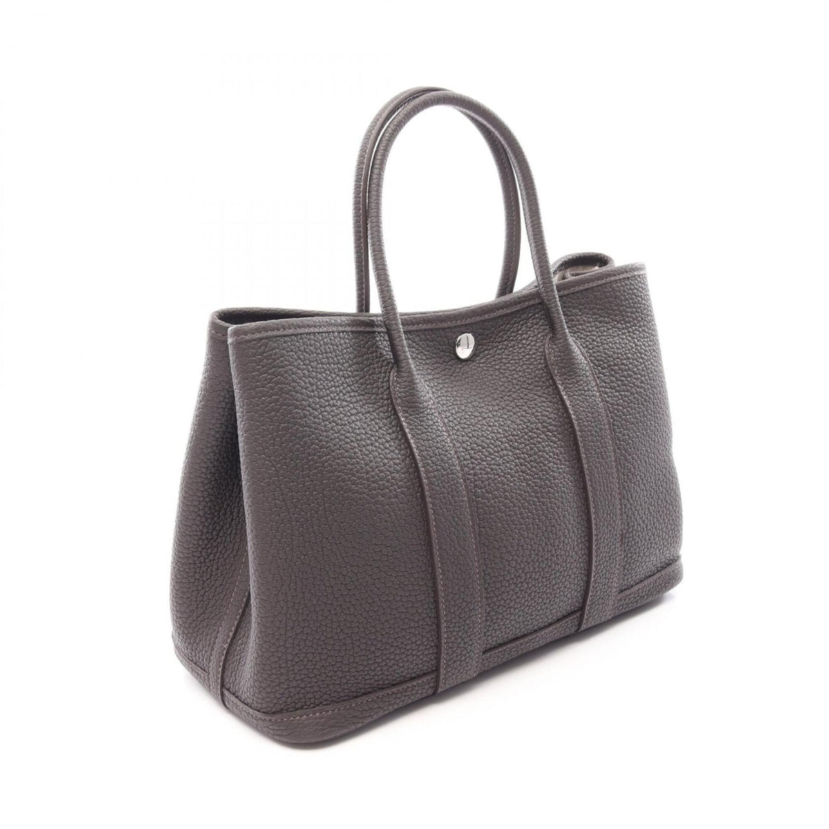 Hermes Brown Negonda Leather Handbag Tote Bag (Pre-Owned)