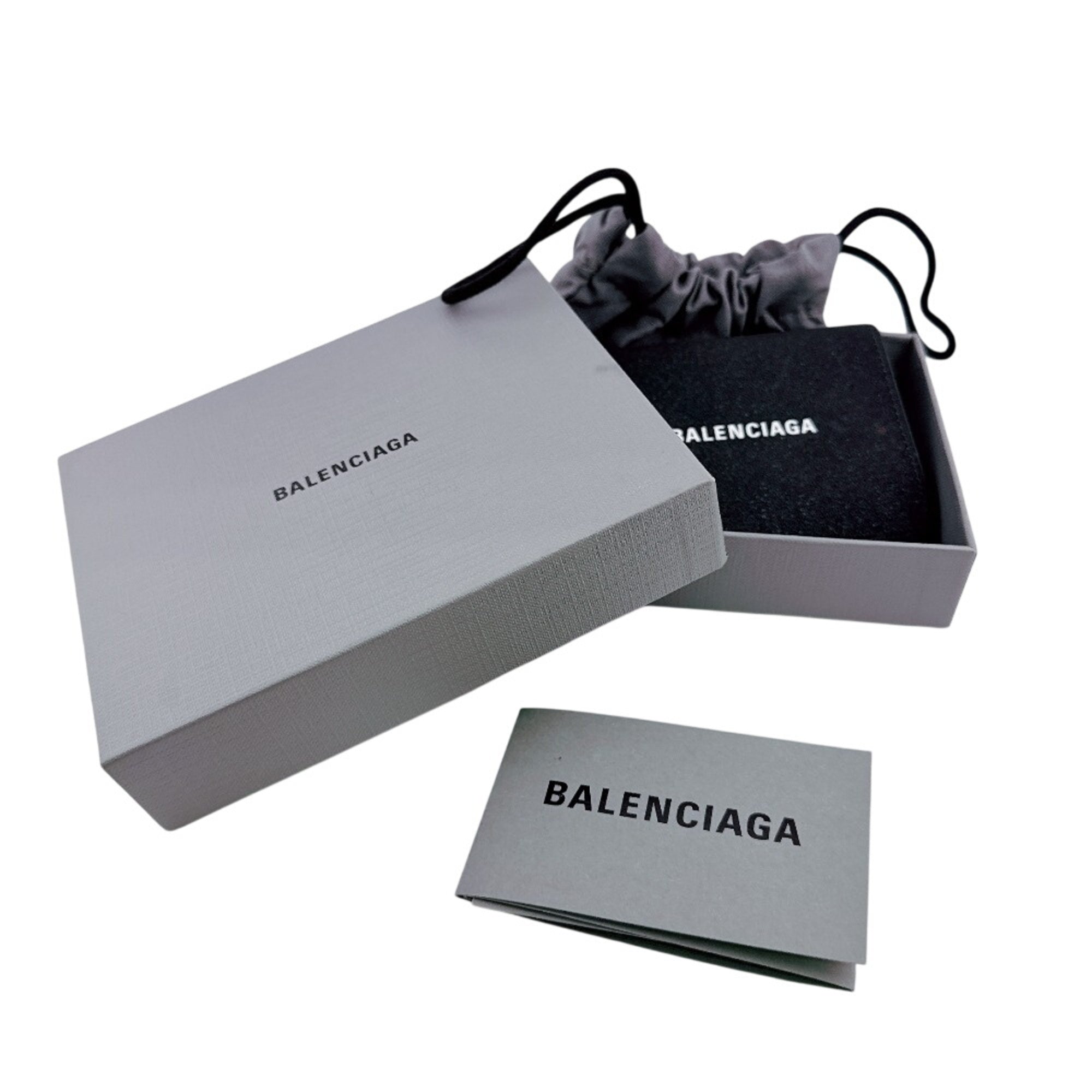 Balenciaga Black Leather Wallet (Bi-Fold) (Pre-Owned)