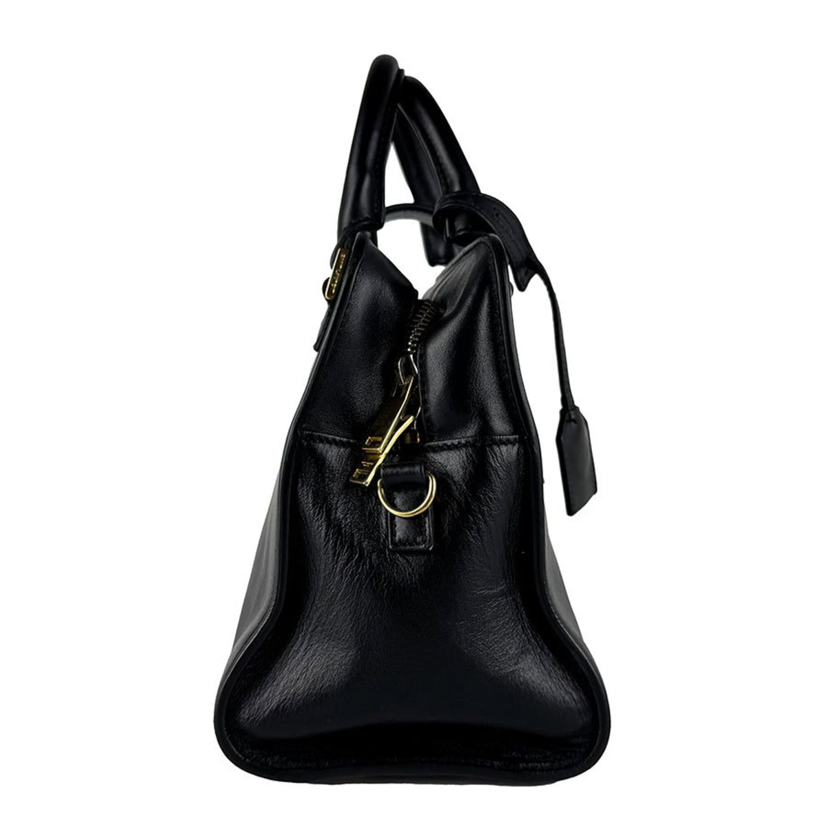 Saint Laurent Black Leather Handbag (Pre-Owned)