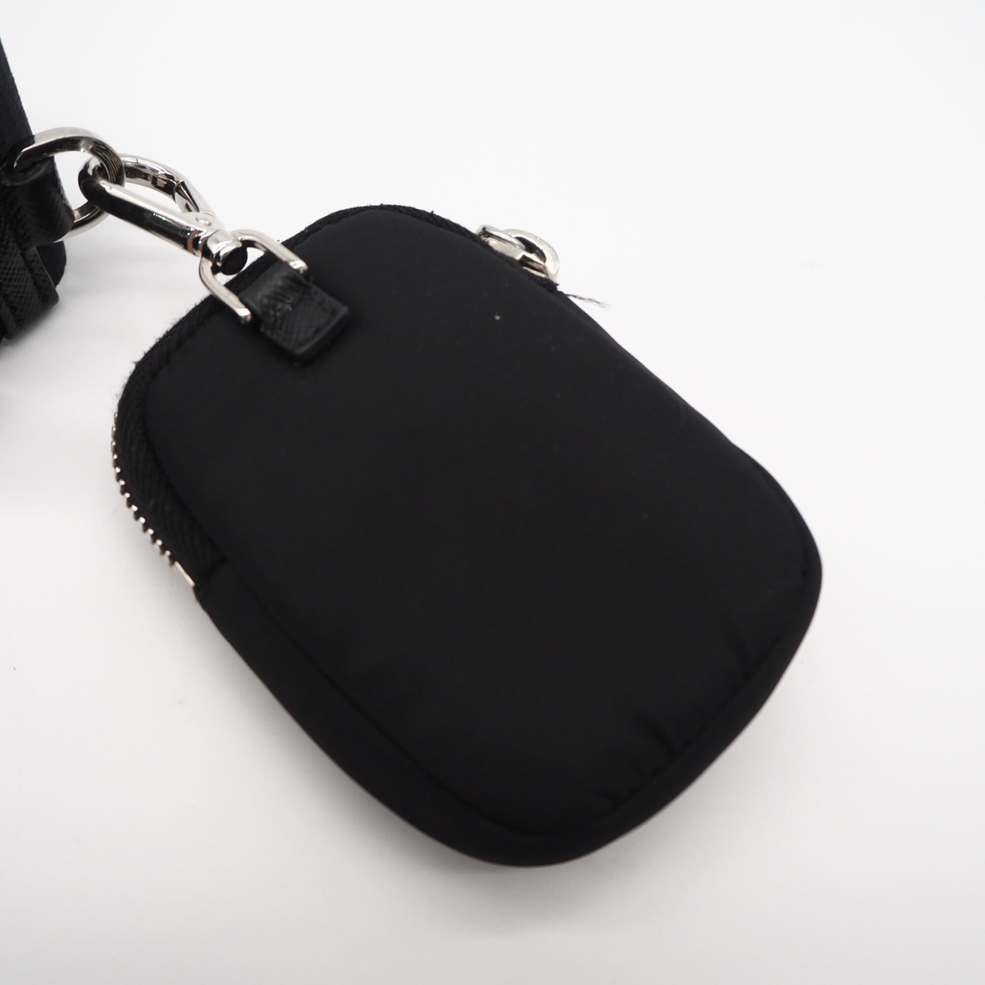Prada Black Nylon Pouch Shoulder Bag (Pre-Owned)
