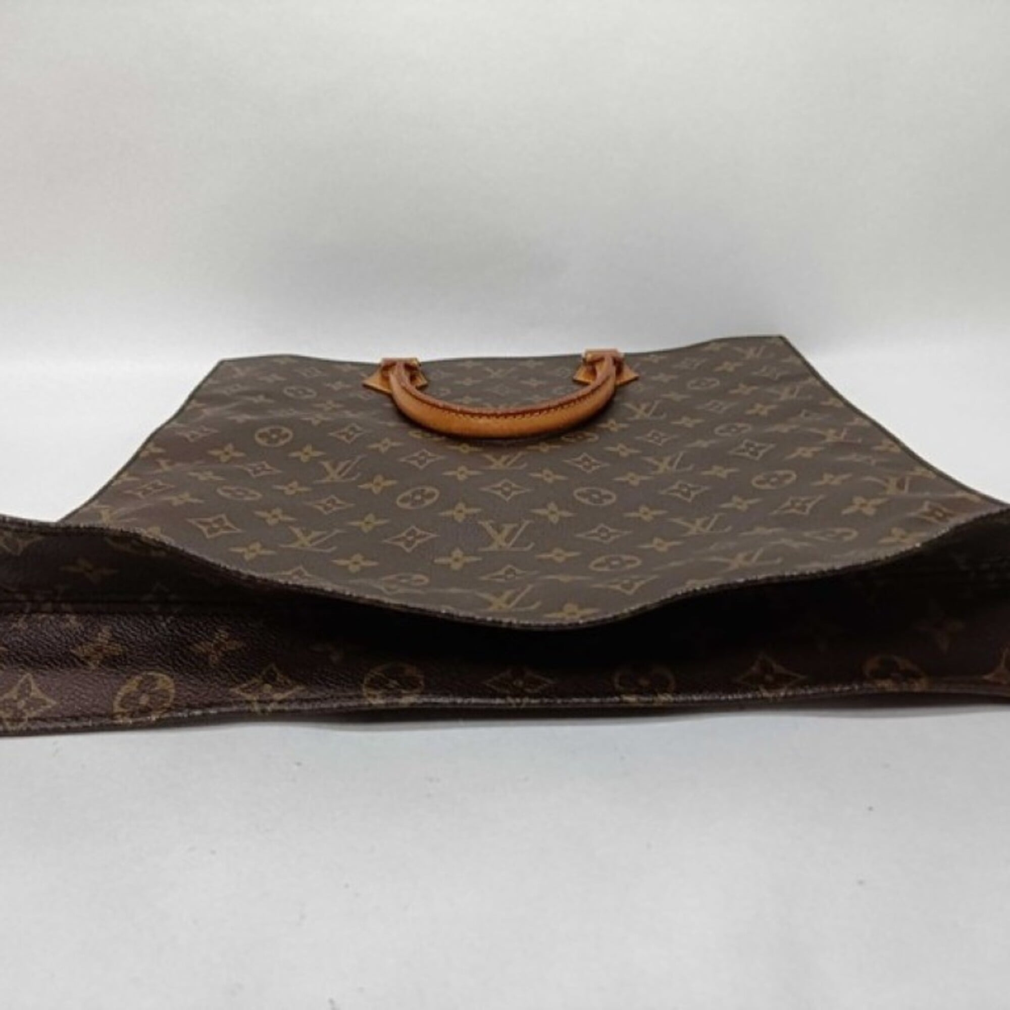 Louis Vuitton Black Blue Brown Monogram Monogram Handbag Tote Bag (Pre-Owned)