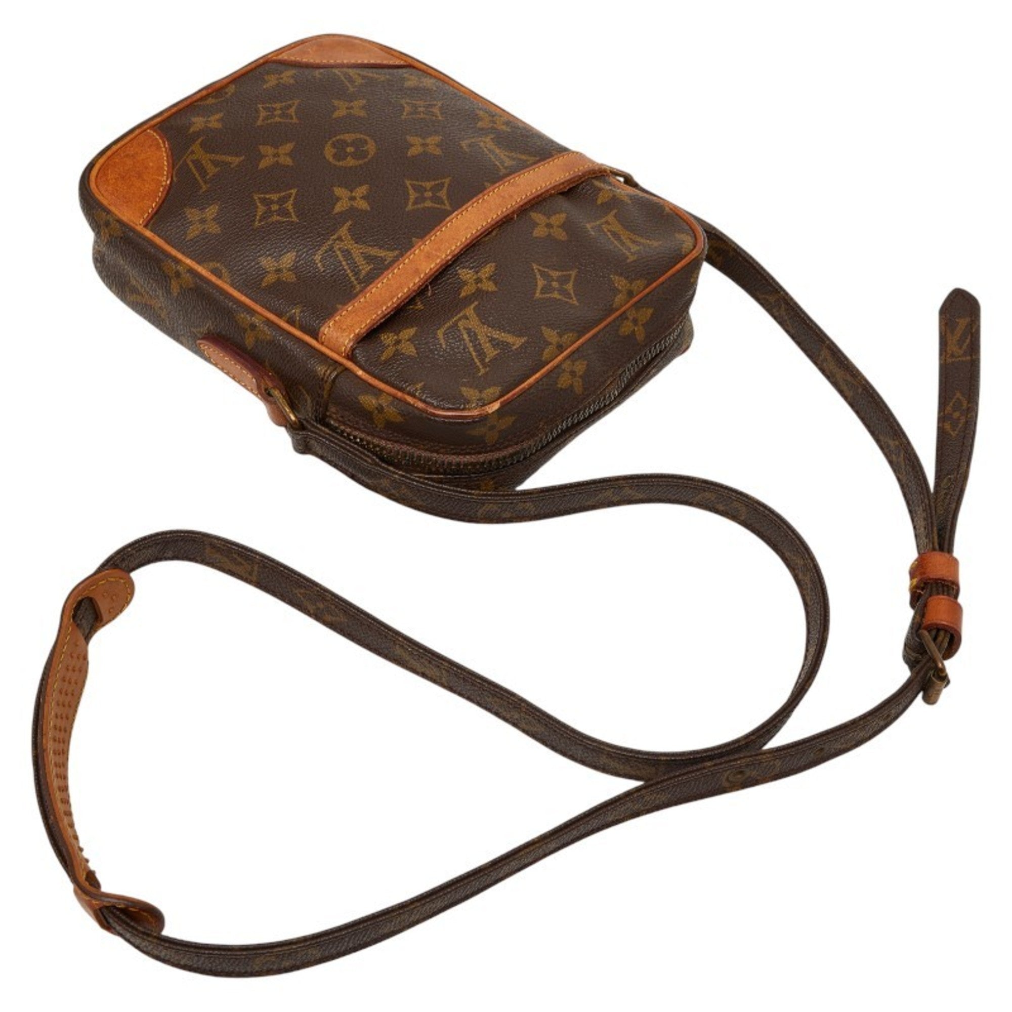 Louis Vuitton Brown Pvc Leather Shoulder Bag (Pre-Owned)