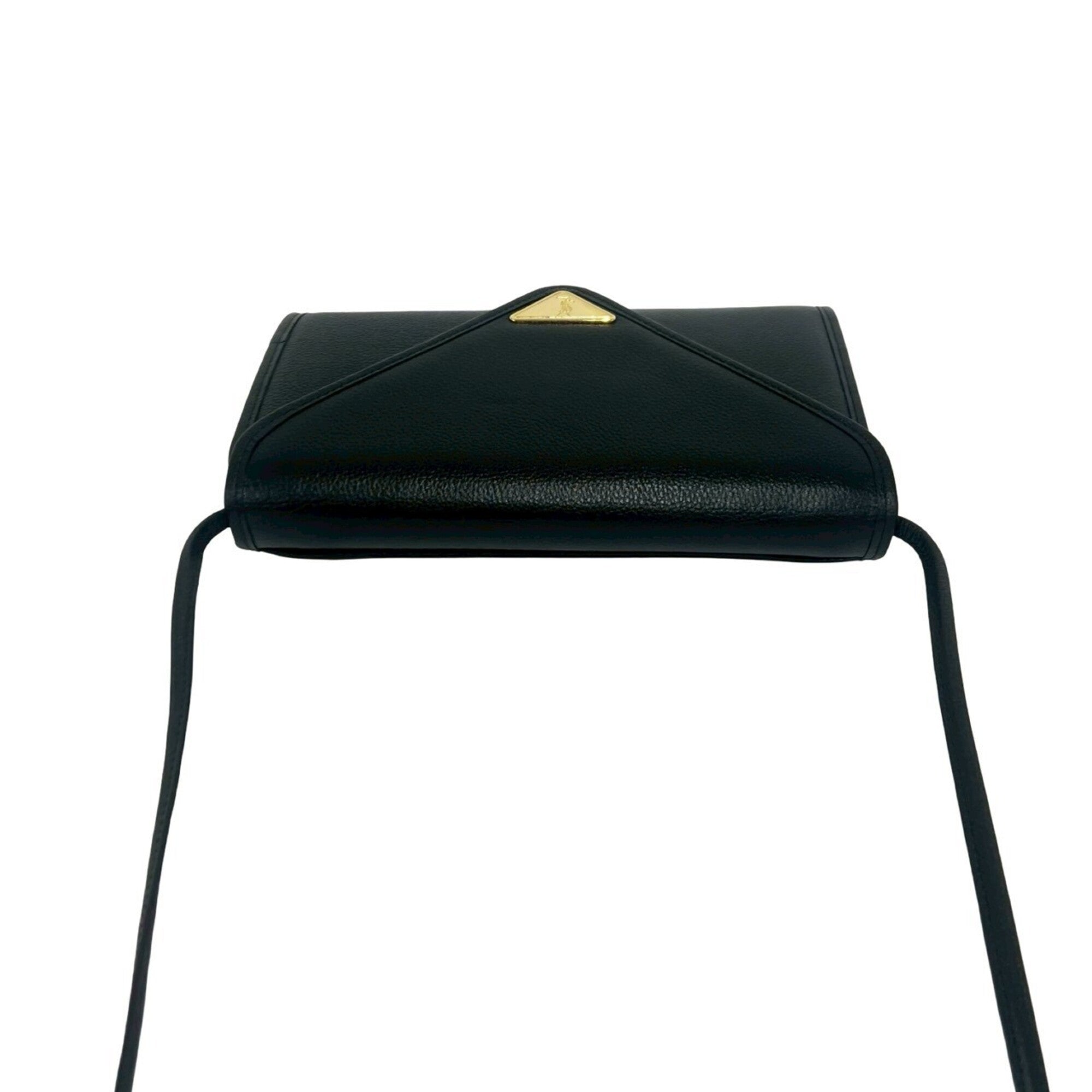 Yves Saint Laurent Black Leather Shoulder Bag (Pre-Owned)