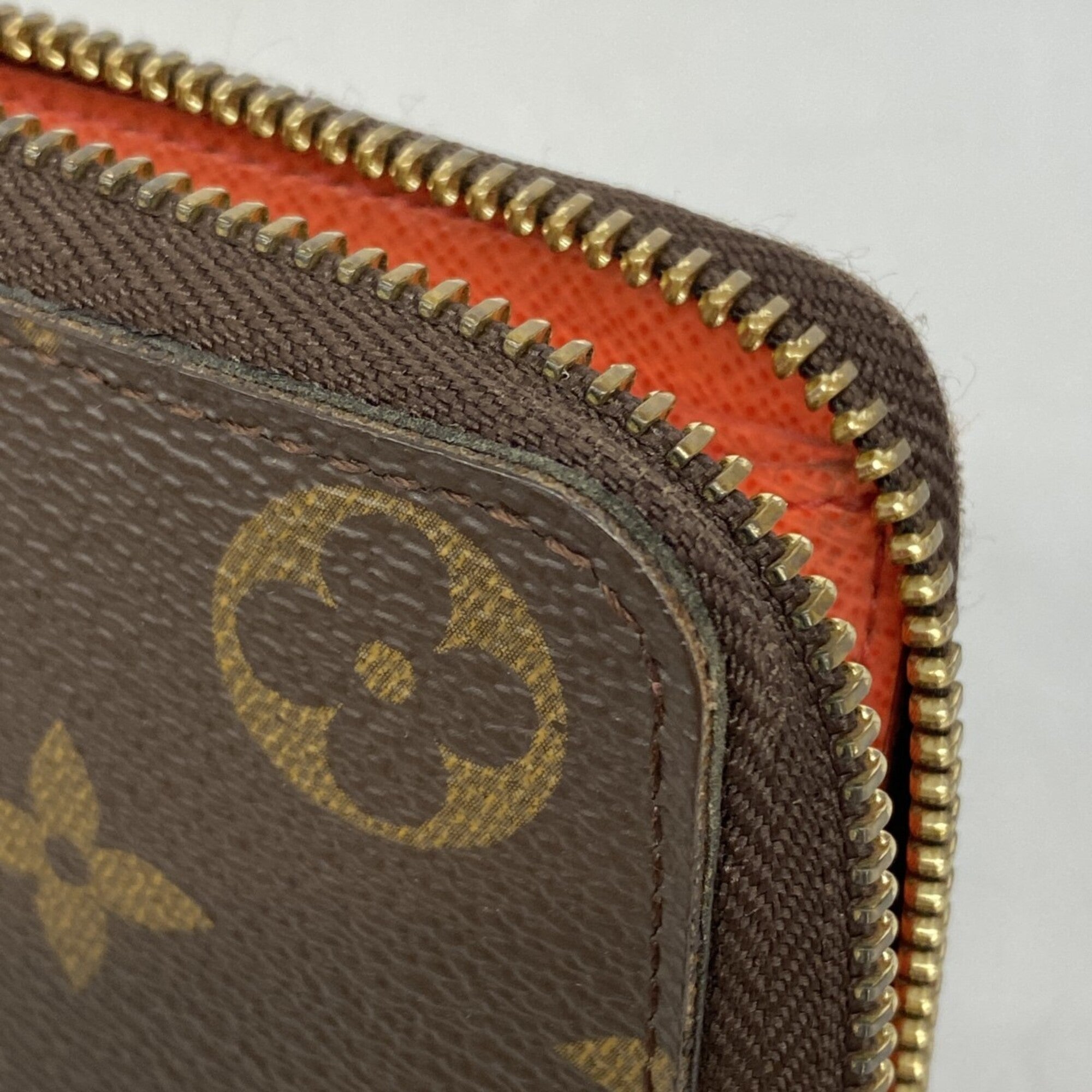 Louis Vuitton Brown Poppy Petal Long Wallet (Bi-Fold) (Pre-Owned)