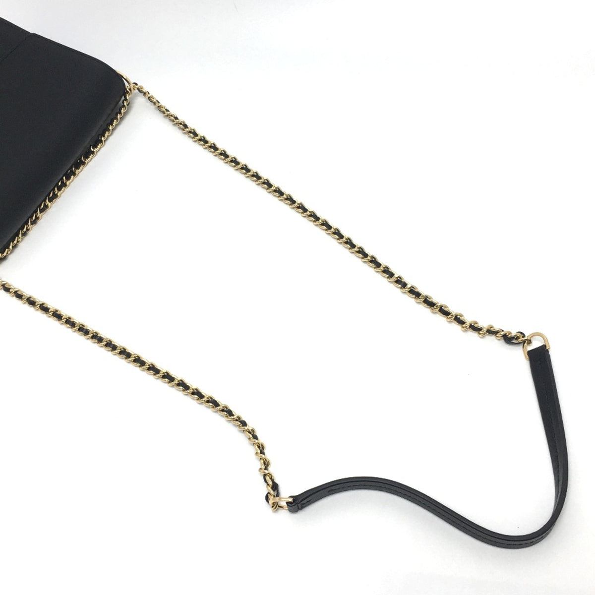 Tory Burch Black Leather Shoulder Bag (Pre-Owned)