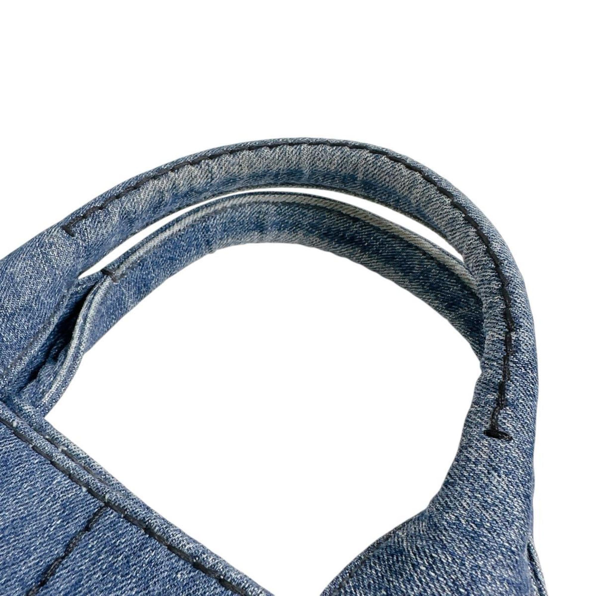 Prada Blue Denim Tote Bag (Pre-Owned)