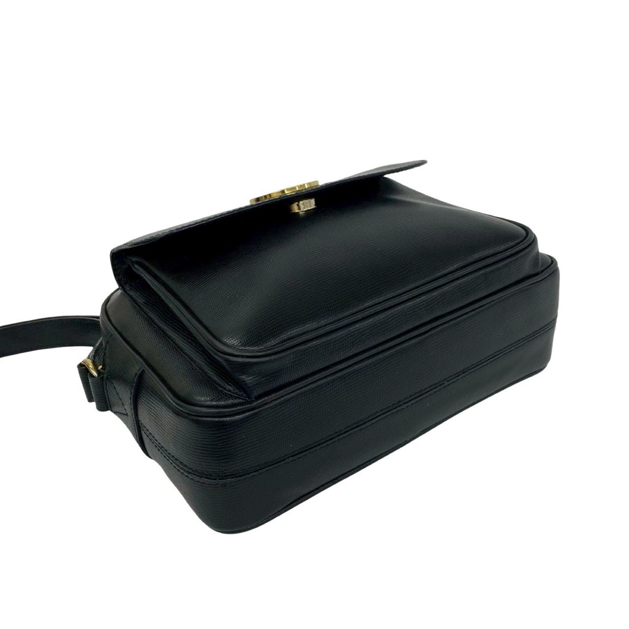 Celine Black Leather Shoulder Bag (Pre-Owned)