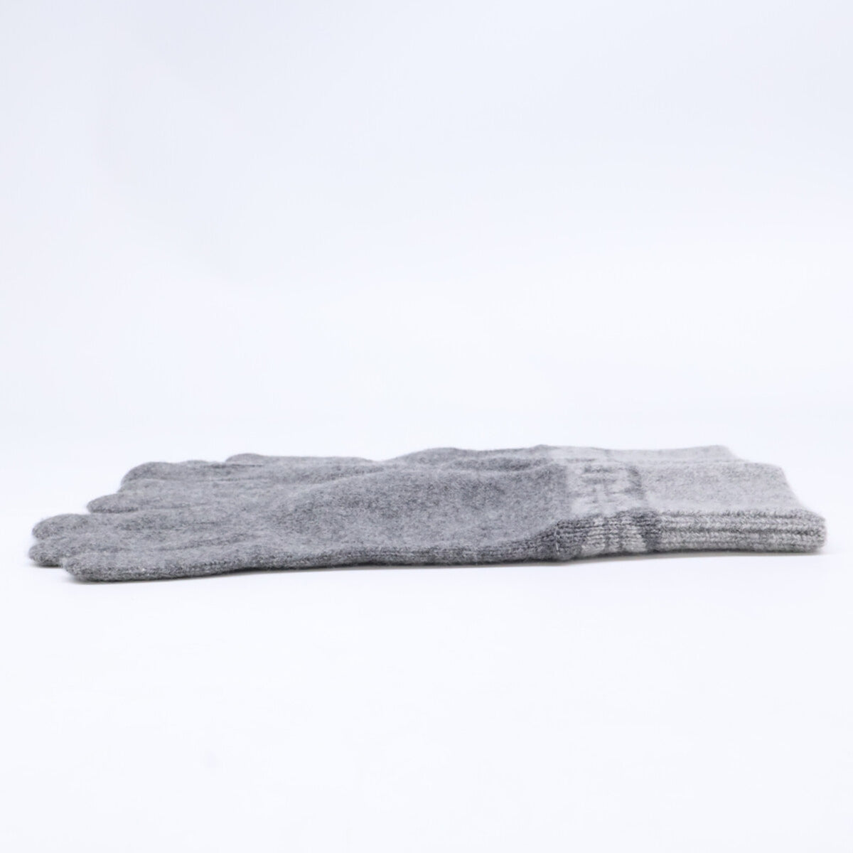 Hermes Gray Cashmere Warm Gloves (Pre-Owned)