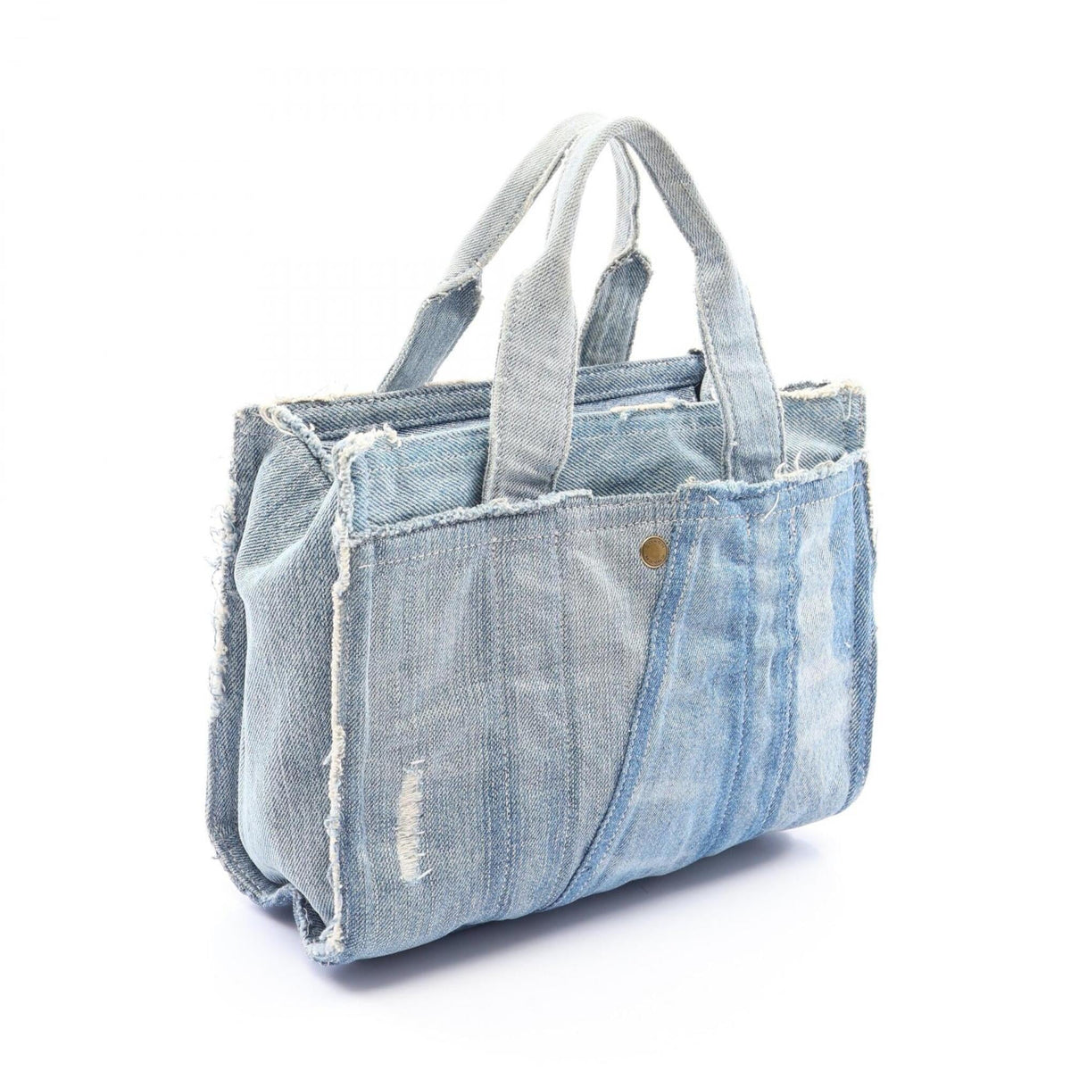Coach Blue Denim Handbag Tote Bag (Pre-Owned)